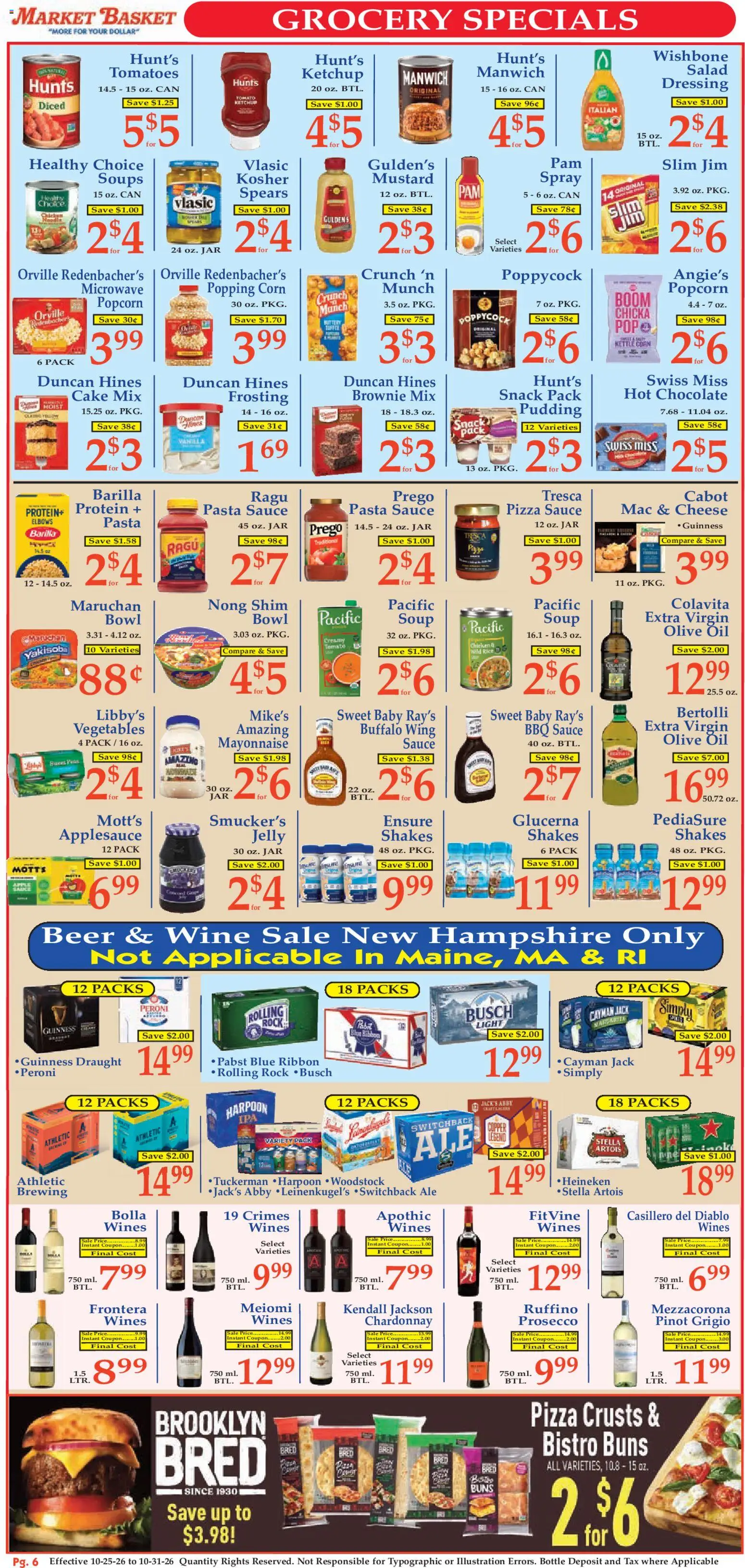 Market Basket Ad - valid from 10/25/2026 | Page: 6