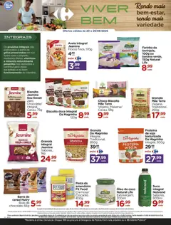 Carrefour ofertas Saudabilidade - Pré-Visualização do folheto da loja Carrefour, válido de 20/08/2026 | Página: 4 | Produtos: Berinjela, Farinha, Alimentos, Granola