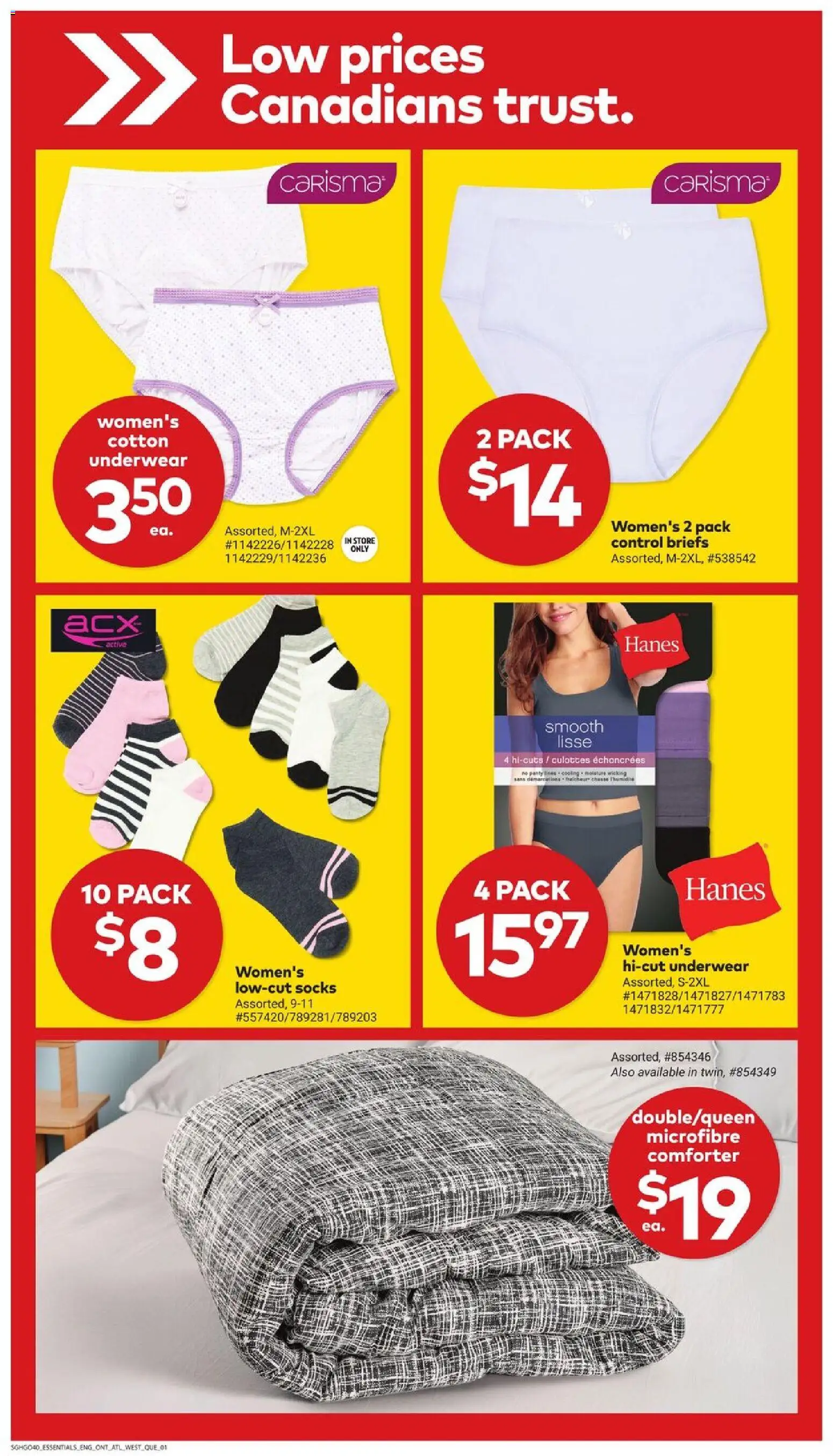 Giant Tiger flyer valid from 06.05.2026 | Page: 7 | Products: Underwear, Socks, Briefs