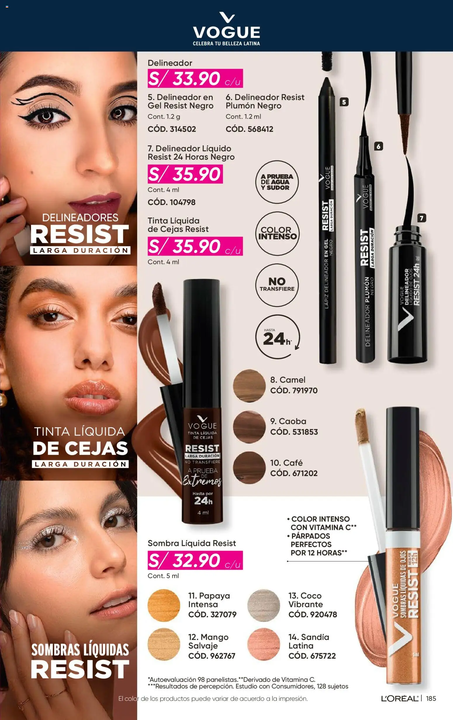 Catálogo Azzorti válido desde 14/08/2026 | Página: 187 | Productos: Delineador, Café