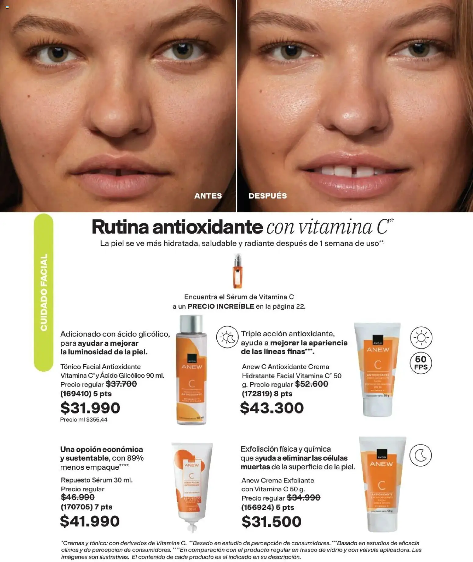 Avon revista - valida desde el 01.09.2026 | Página: 141 | Productos: Crema, Frasco, Serum, Válvula