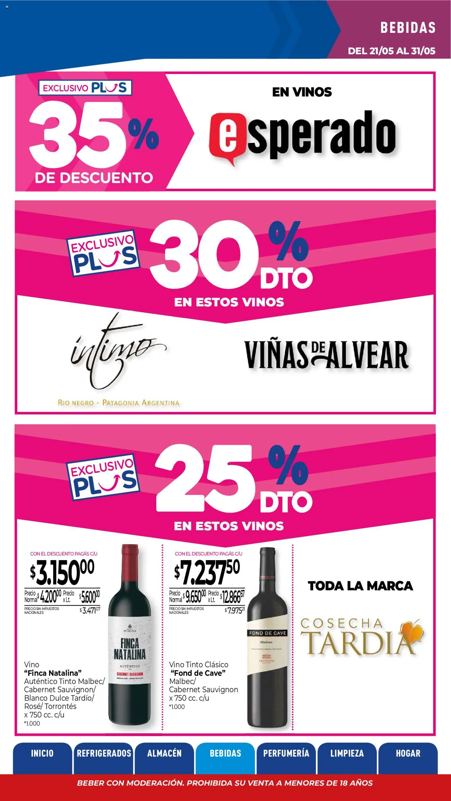 La Anonima catálogo │ válido desde el 21.05.2026 | Página: 20 | Productos: Vino