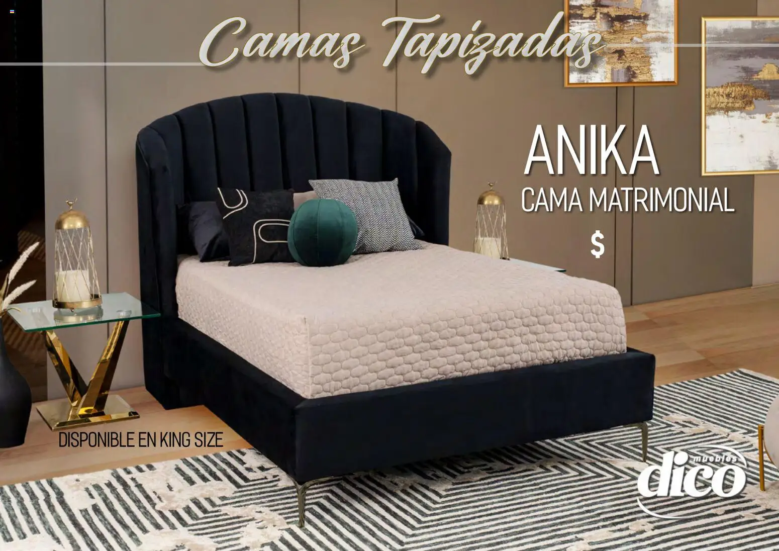 Nuevas ofertas de Muebles Dico válidas en toda la República Mexicana desde el 01.04.2026. ¡Encuentra las mejores ofertas en Muebles Dico catálogo Camas tapizadas ! | Página: 45 | Productos: Cama
