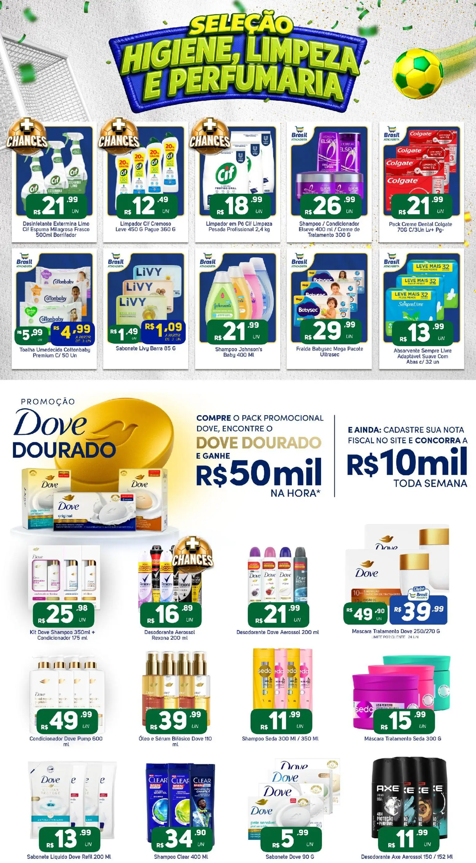Brasil Atacadista Folheto - válido de 11.05.2026 | Página: 7 | Produtos: Óleo, Sabonete, Creme dental, Sabonete líquido