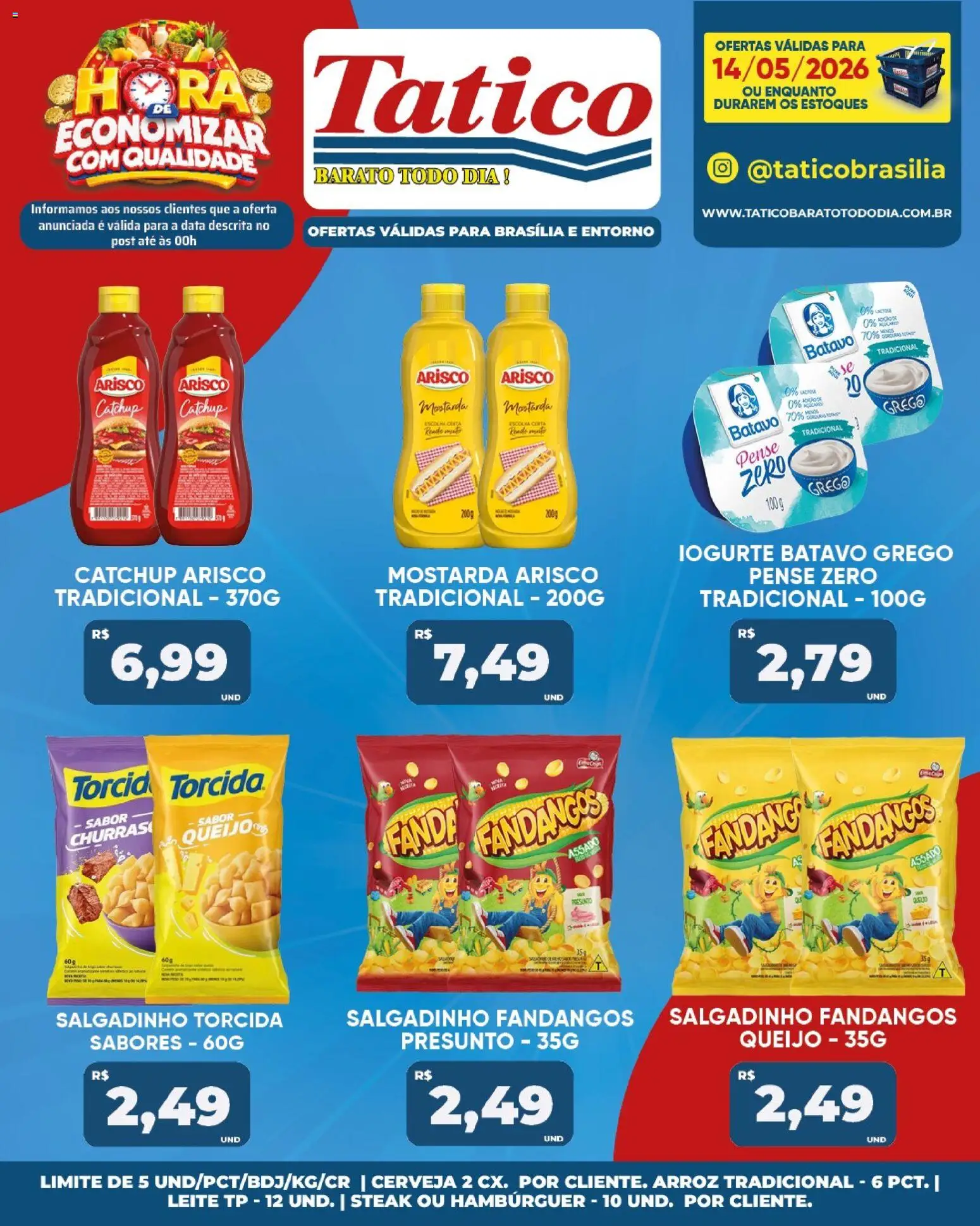 Tatico Folheto - válido de 15.05.2026 | Página: 42 | Produtos: Leite, Queijo, Cerveja, Hambúrguer