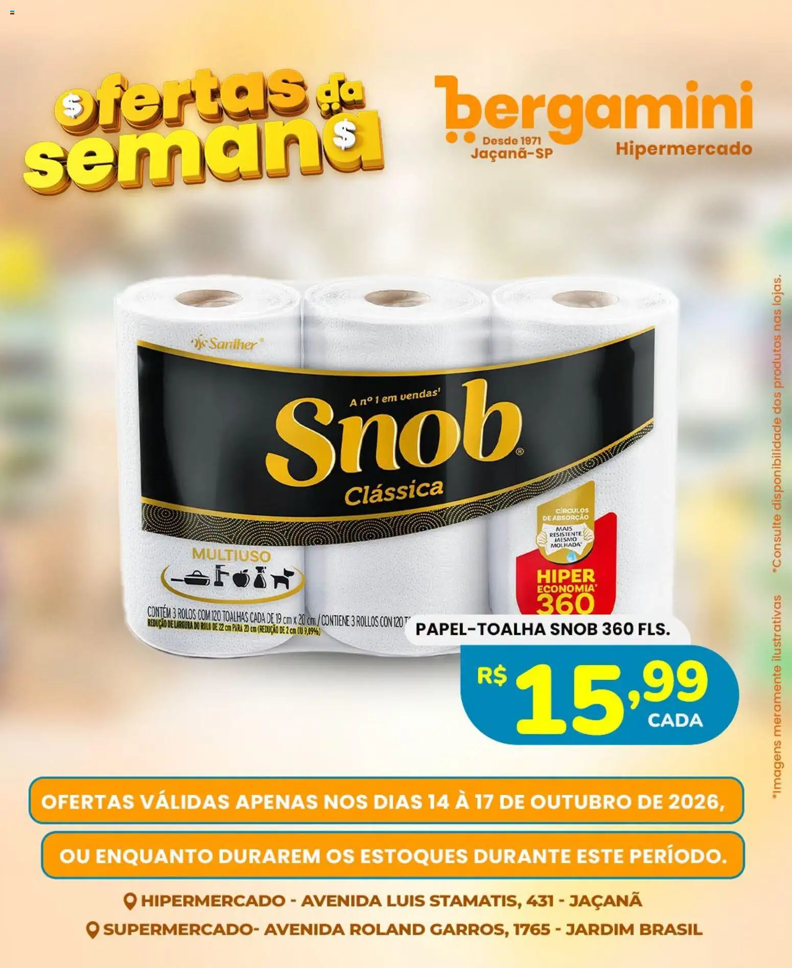 Supermercado Bergamini Folheto - válido de 14/10/2026 | Página: 4