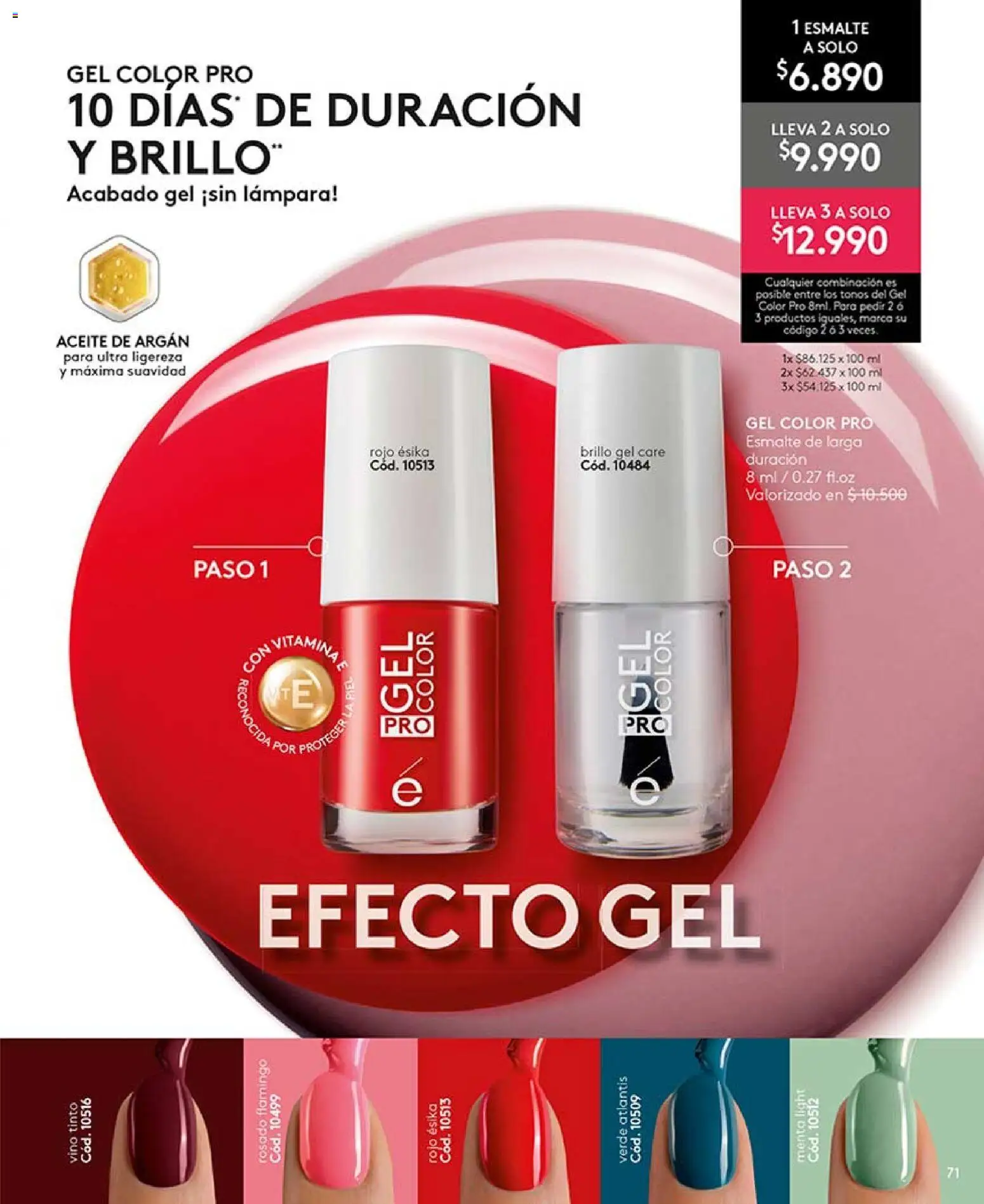 Catálogo Ésika Campaña 11 │ válido desde el 15.06.2026 | Página: 71 | Productos: Brillo, Lámpara, Vino, Aceite
