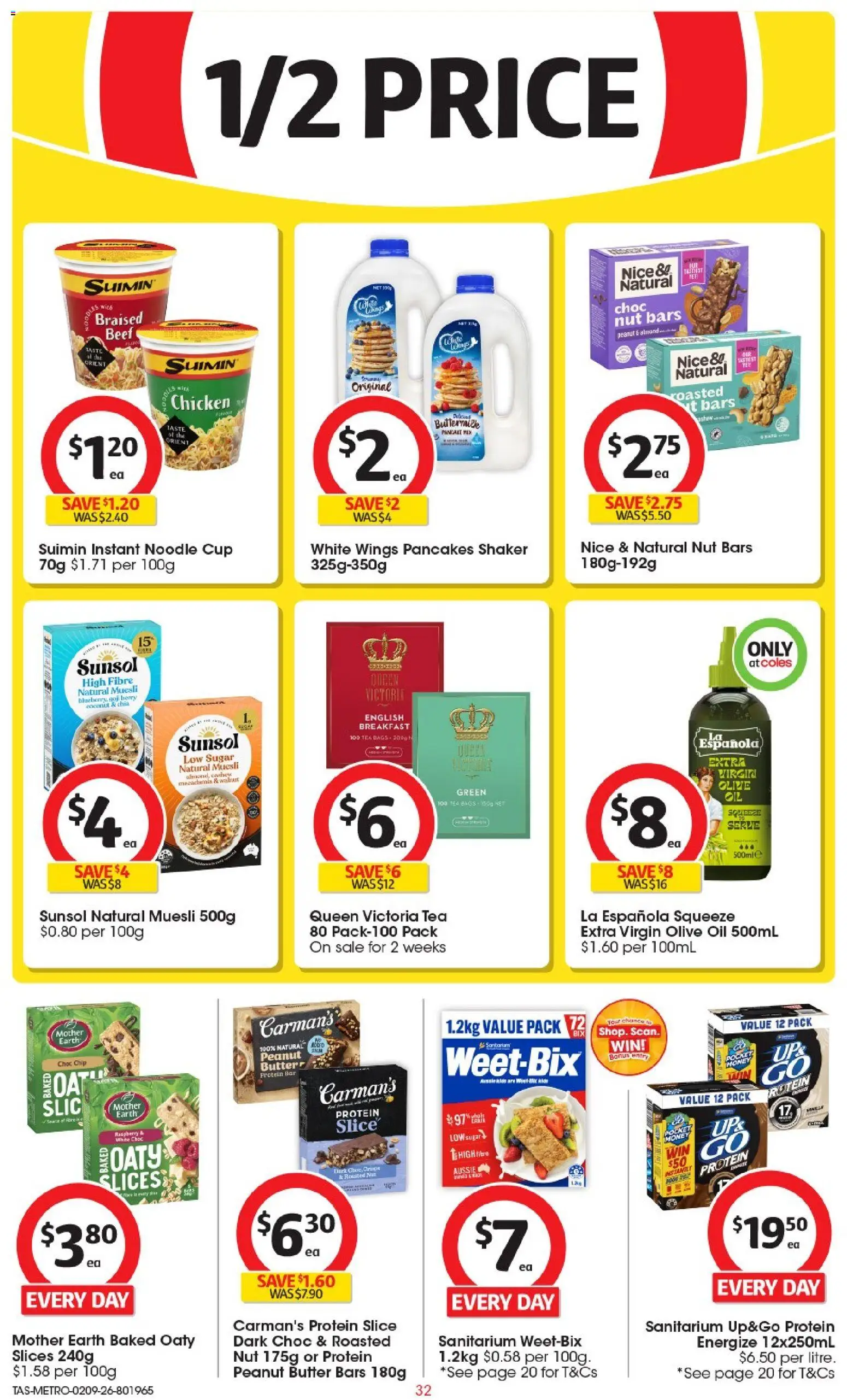 Coles catalogue - valid from 02/09/2026 | Page: 33 | Products: Oil, Protein drink, Cereal, Sugar