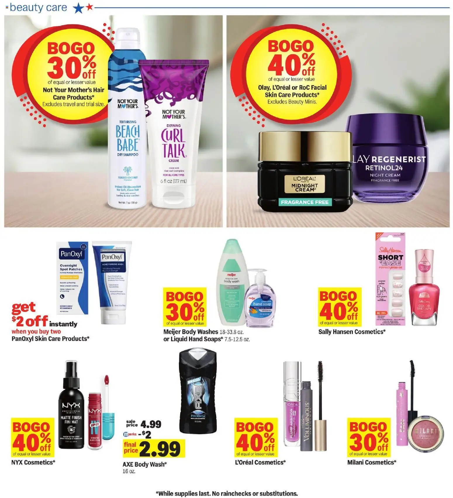 Meijer Weekly Ad - MI - valid from 13.05.2026 | Page: 42 | Products: Fragrance, Shampoo, Cream, Body Wash