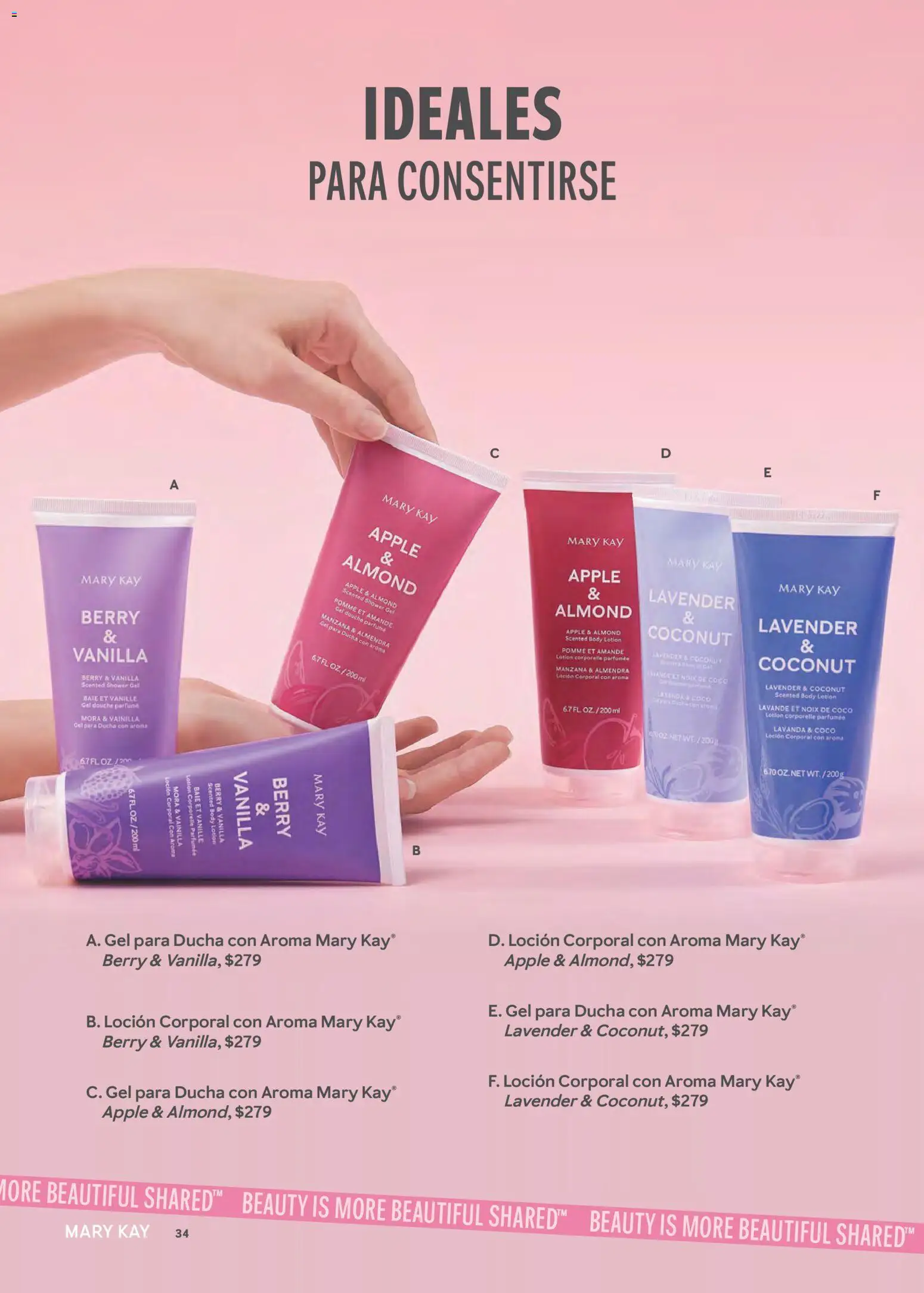 Nuevas ofertas de Mary Kay válidas en toda la República Mexicana desde el 01/09/2026. ¡Encuentra las mejores ofertas en Mary Kay catálogo! | Página: 34 | Productos: Coco, Manzana, Almendra, Loción corporal