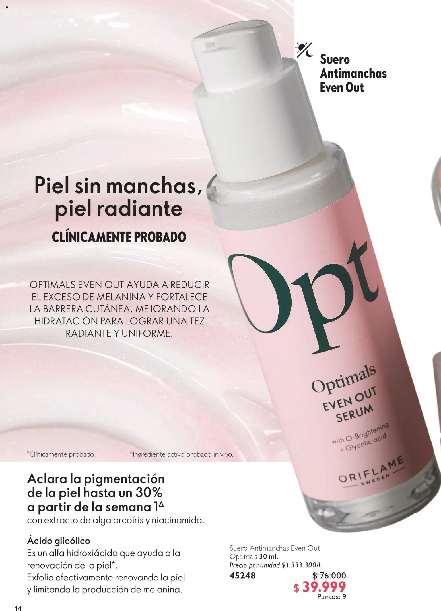 Oriflame revista - valida desde el 20/06/2026 | Página: 14 | Productos: Serum