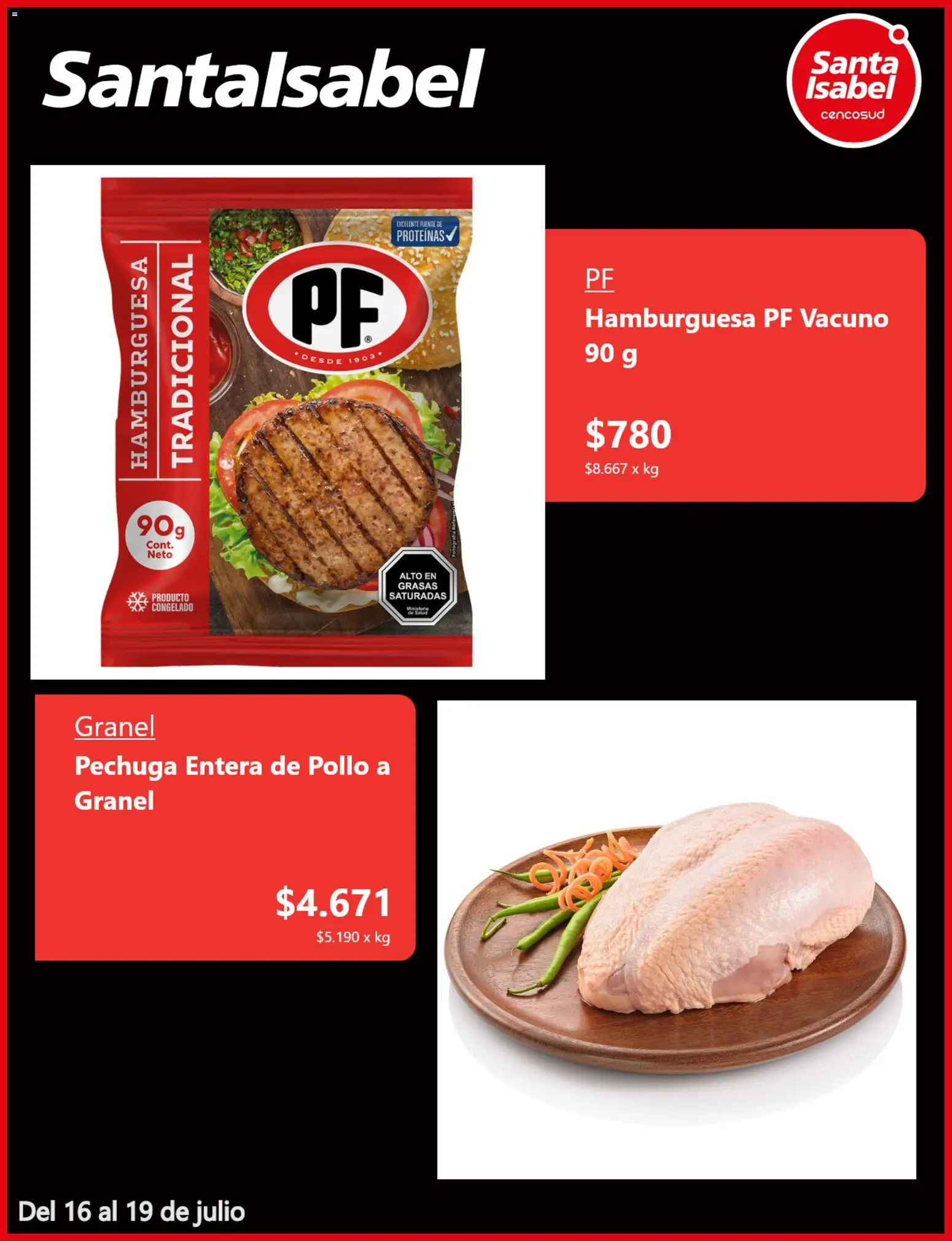 Santa Isabel Ofertas │ válido desde el 15.07.2026 | Página: 2 | Productos: Pollo, Fuente