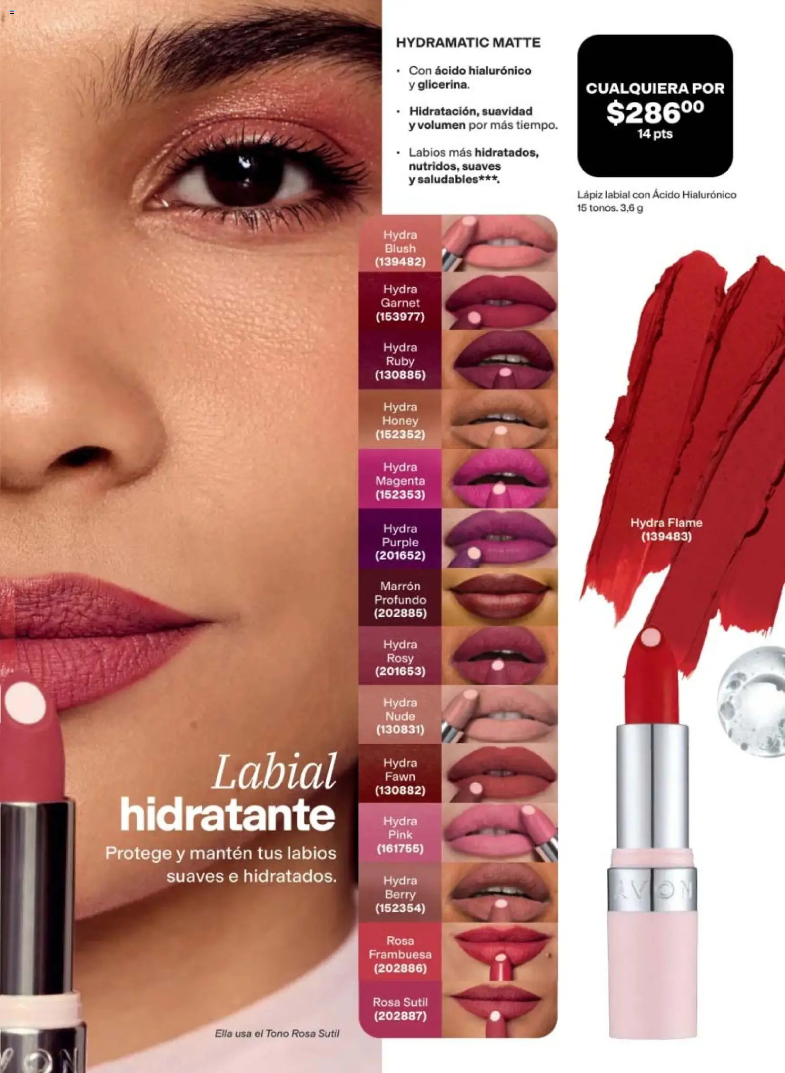Nuevas ofertas de AVON válidas en toda la República Mexicana desde el 24.04.2026. ¡Encuentra las mejores ofertas en AVON campaña 7 2026! | Página: 31 | Productos: Lápiz labial
