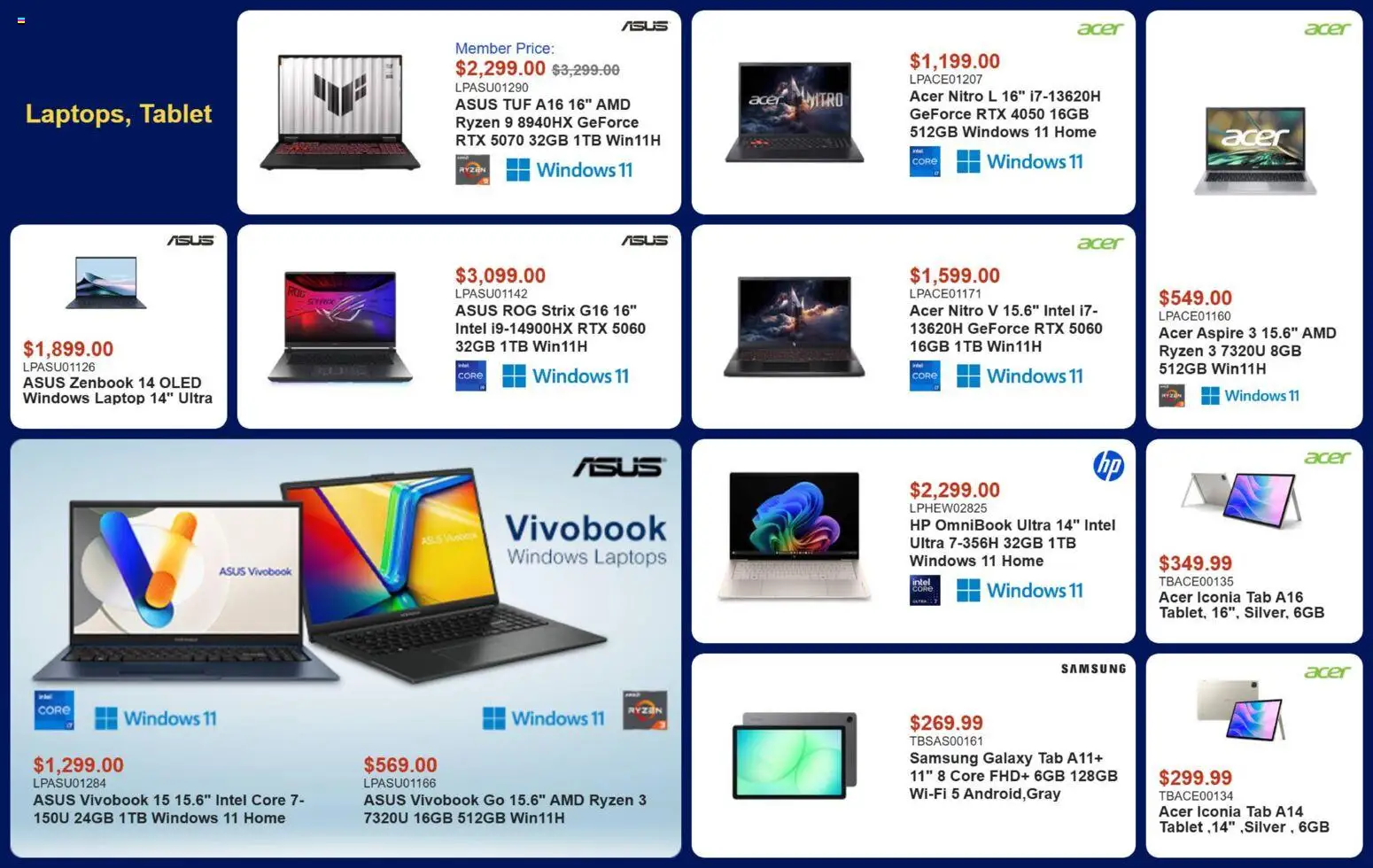 Canada Computers flyer valid from Sep 4, 2026 | Page: 3 | Products: Tablet, Laptop