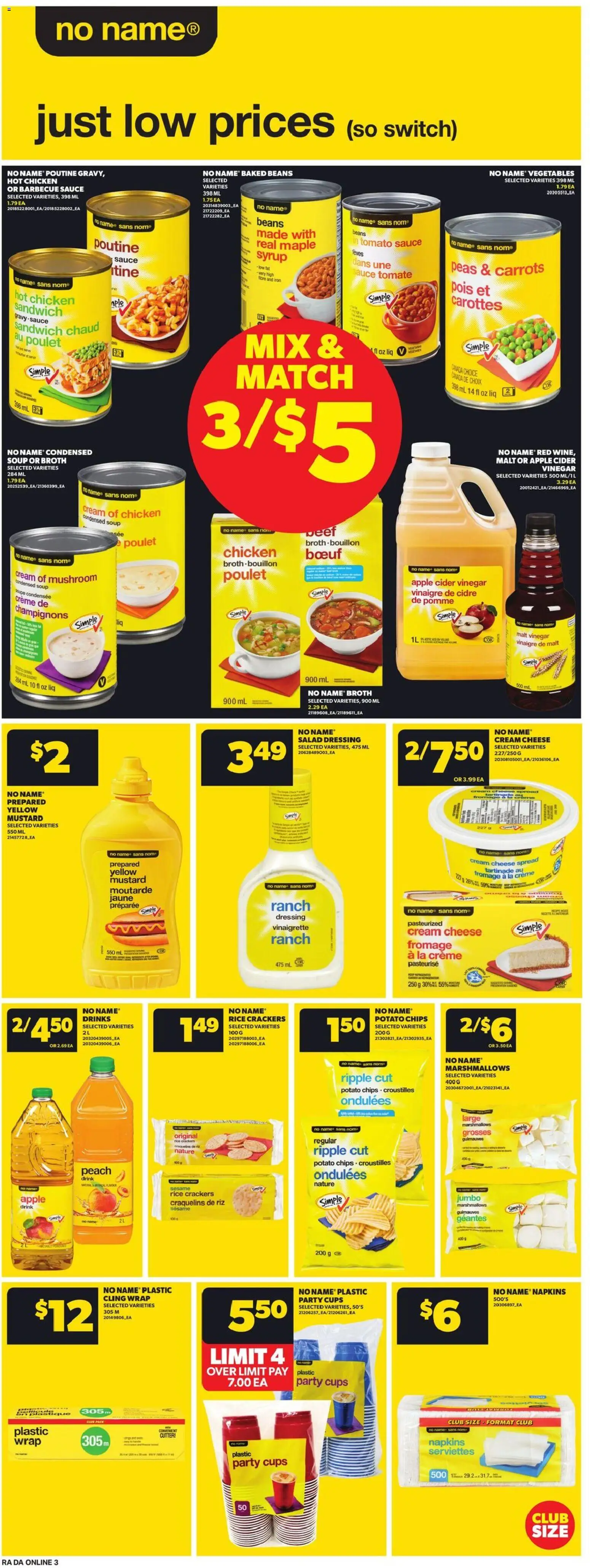Atlantic Superstore flyer valid from Jul 16, 2026 | Page: 9 | Products: Rice, Chips, Iron, Cheese