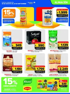 Vista previa Carrefour Maxi catálogo válido desde el 28/08/2026 | Página: 7 | Productos: Sal, Papas, Pan, Arroz