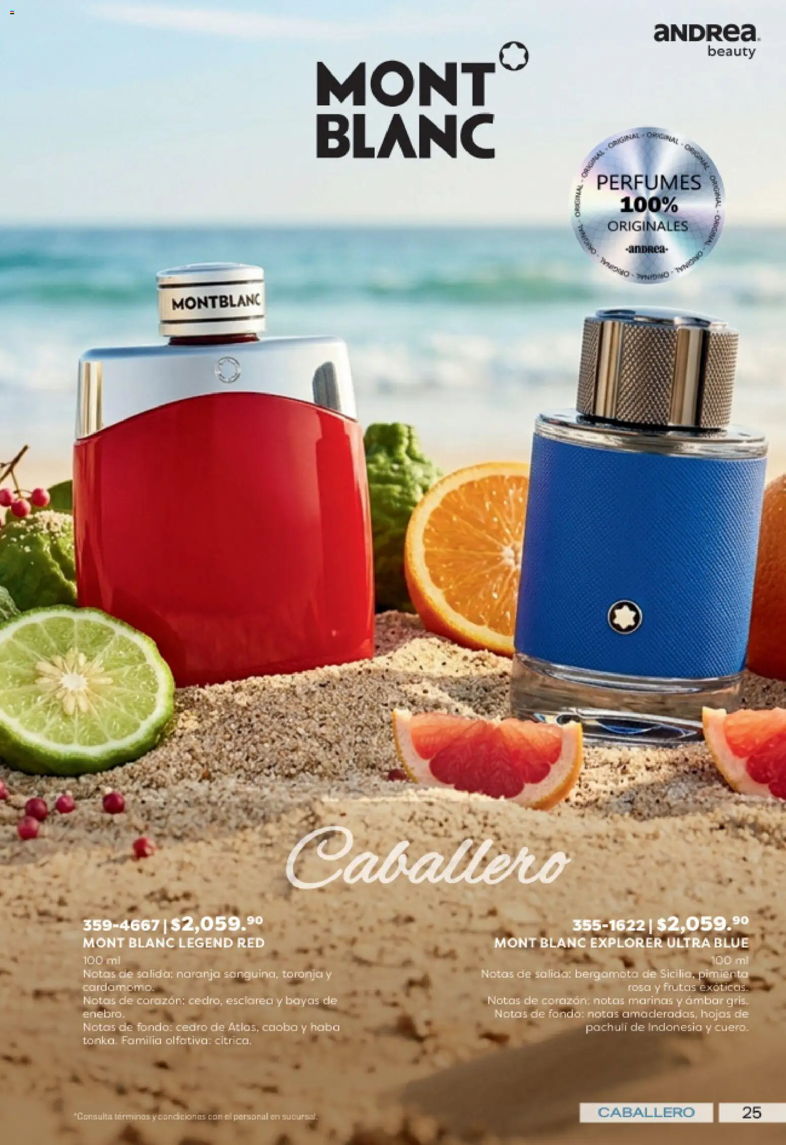 Nuevas ofertas de Andrea válidas en toda la República Mexicana desde el 19/07/2026. ¡Encuentra las mejores ofertas en Andrea catálogo Lo mejor en fragancias! | Página: 25 | Productos: Toronja, Pimiento