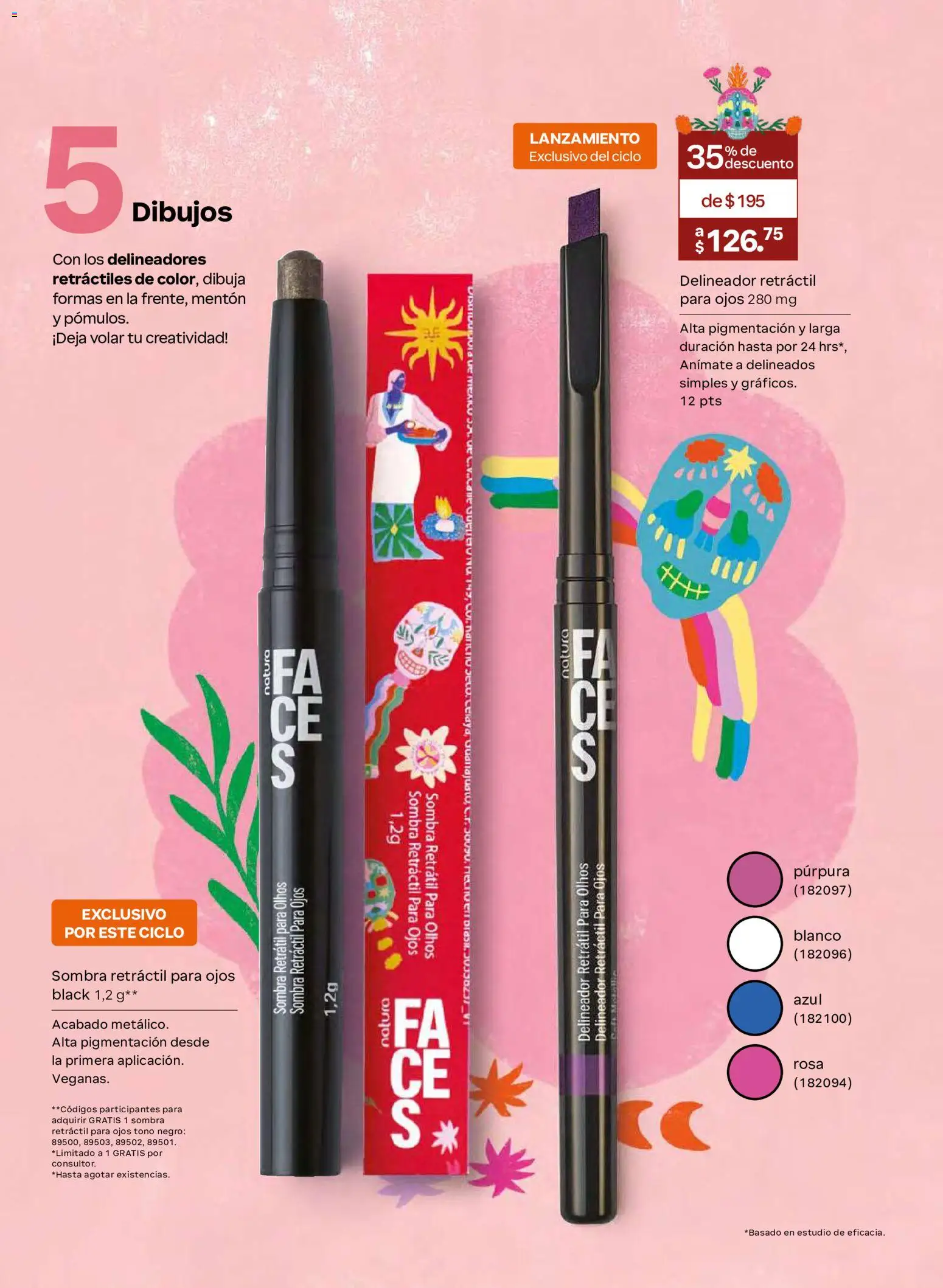 Nuevas ofertas de Natura válidas en toda la República Mexicana desde el 02/10/2026. ¡Encuentra las mejores ofertas en Natura campaña  15 2026! | Página: 52 | Productos: Sombra, Delineador