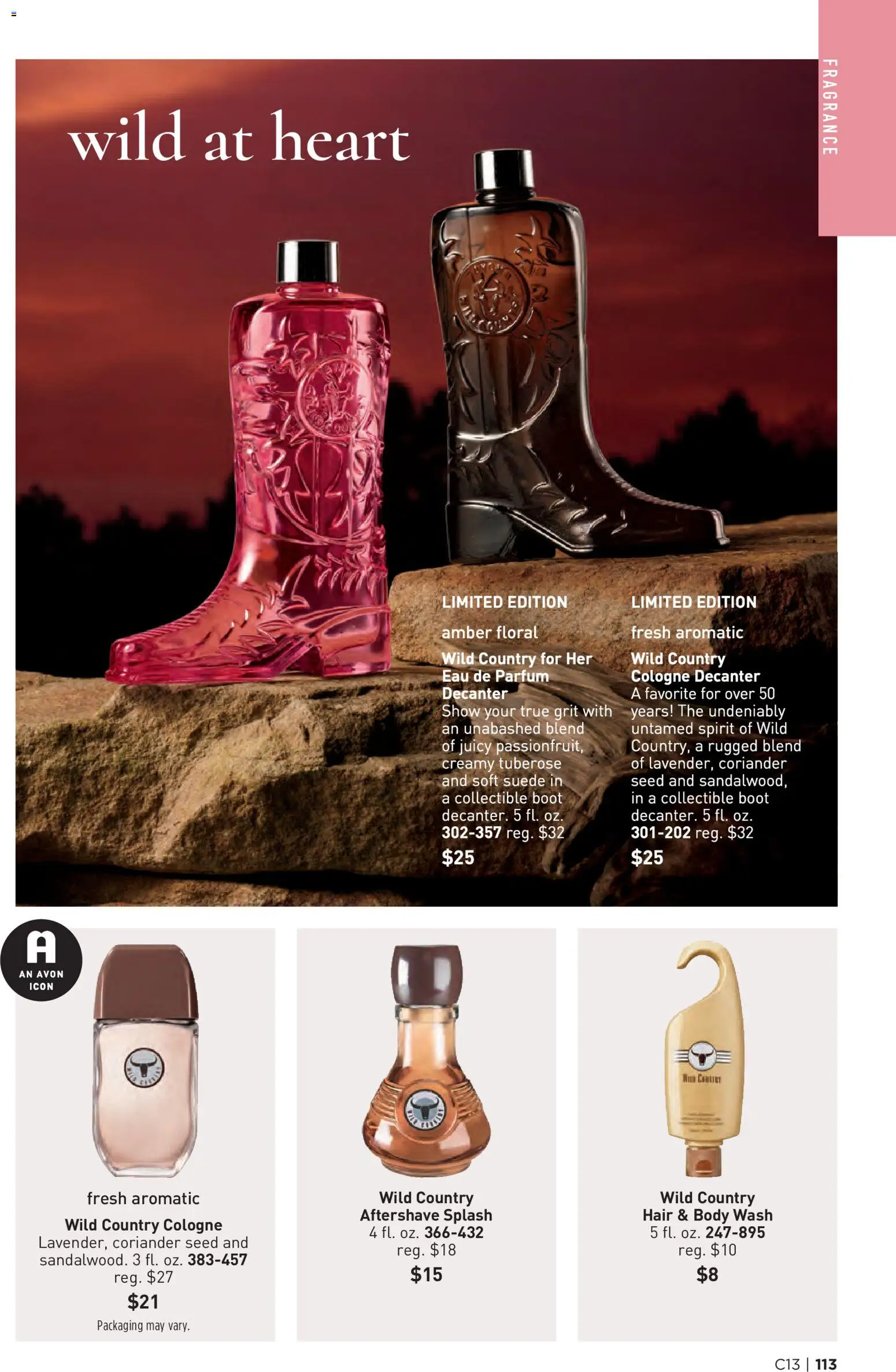 Avon Brochure - valid from 17.06.2026 | Page: 113 | Products: Fragrance, Body Wash