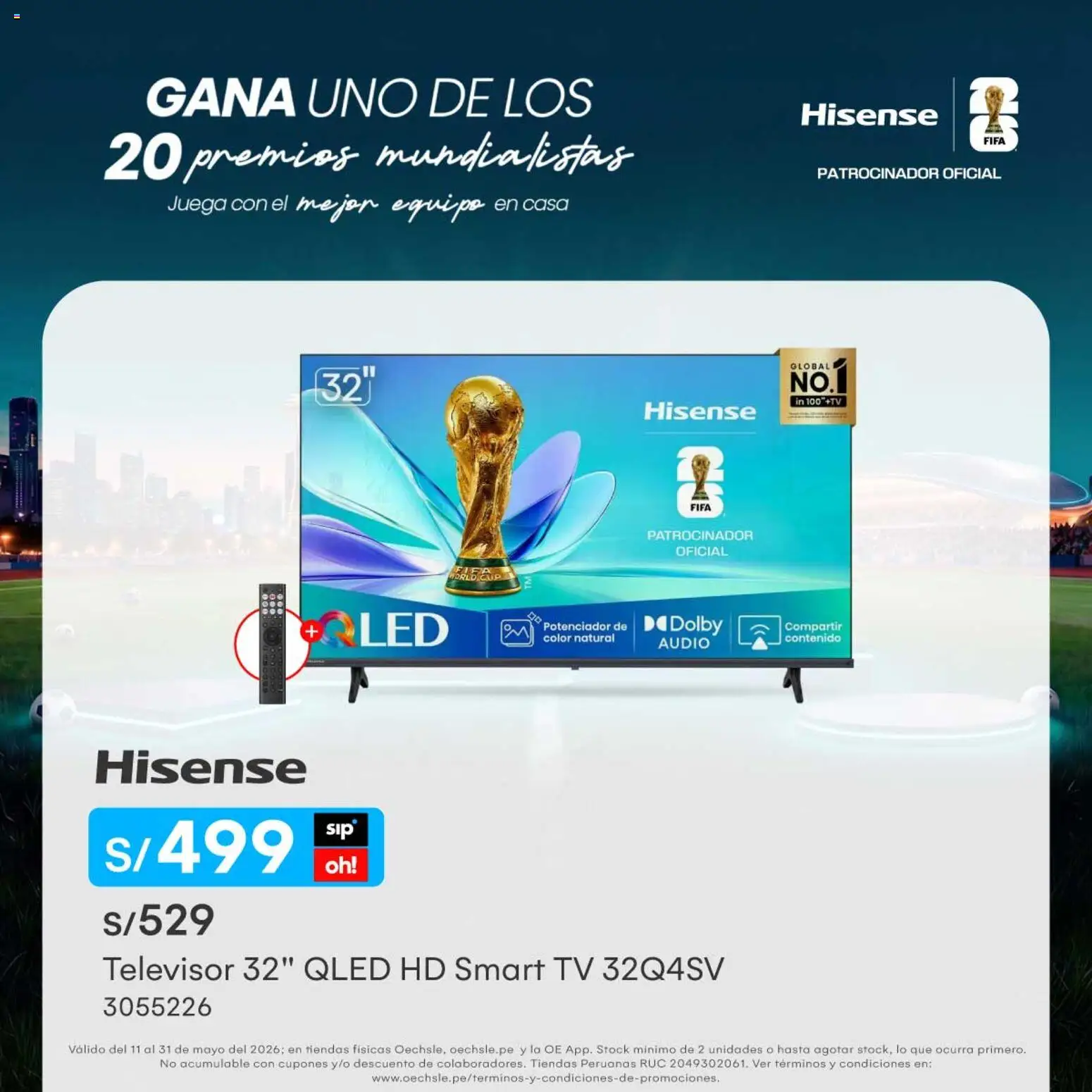 Catálogo Oechsle válido desde 06.04.2026 | Página: 7 | Productos: Televisor, Audio