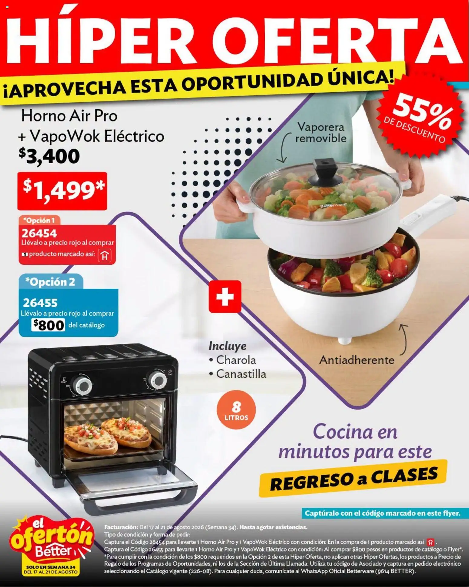 Nuevas ofertas de Betterware válidas en toda la República Mexicana desde el 17/08/2026. ¡Encuentra las mejores ofertas en Betterware catálogo El Ofertón! | Página: 2