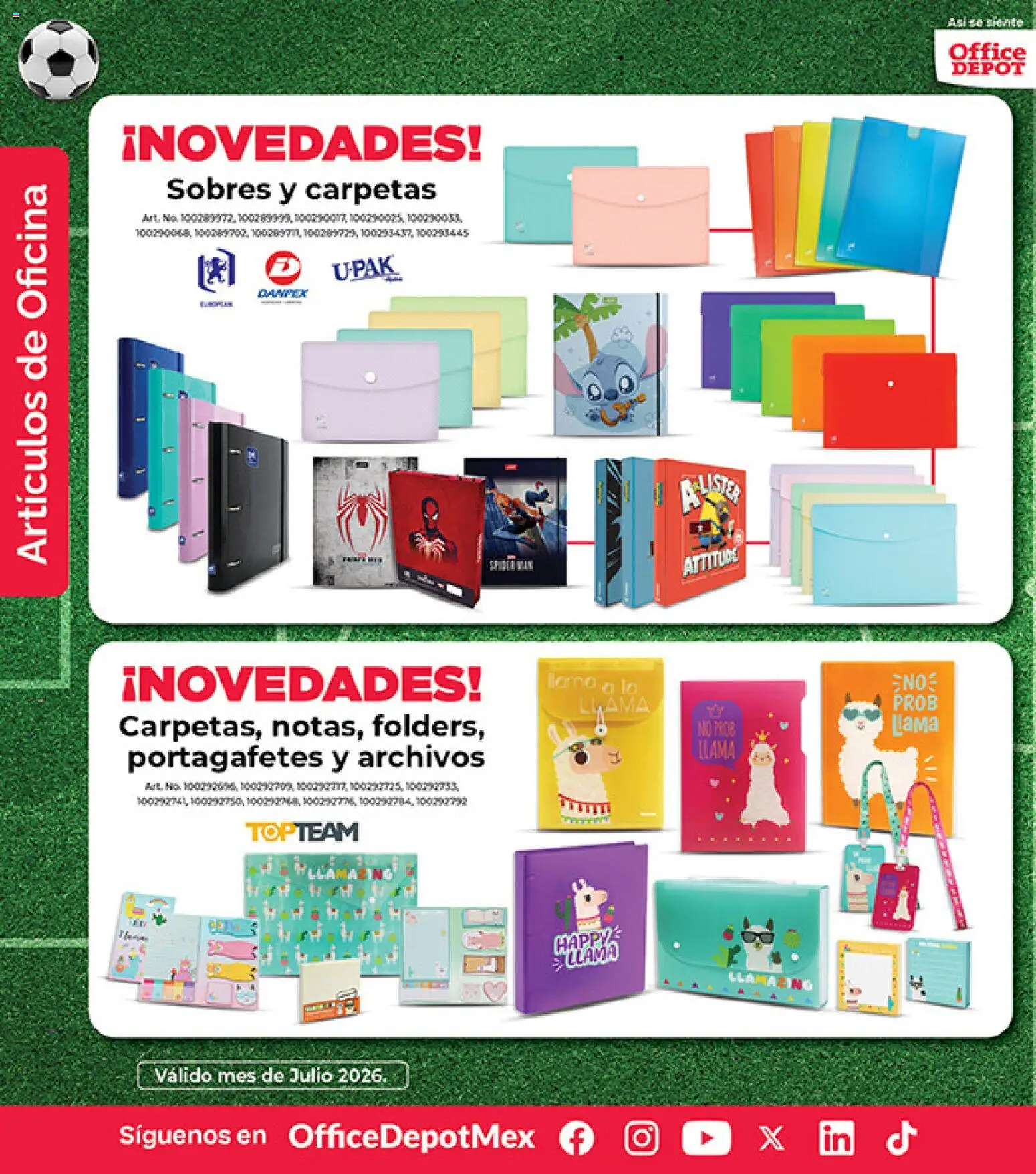 Nuevas ofertas de Office Depot válidas en toda la República Mexicana desde el 01/07/2026. ¡Encuentra las mejores ofertas en Office Depot catálogo! | Página: 13