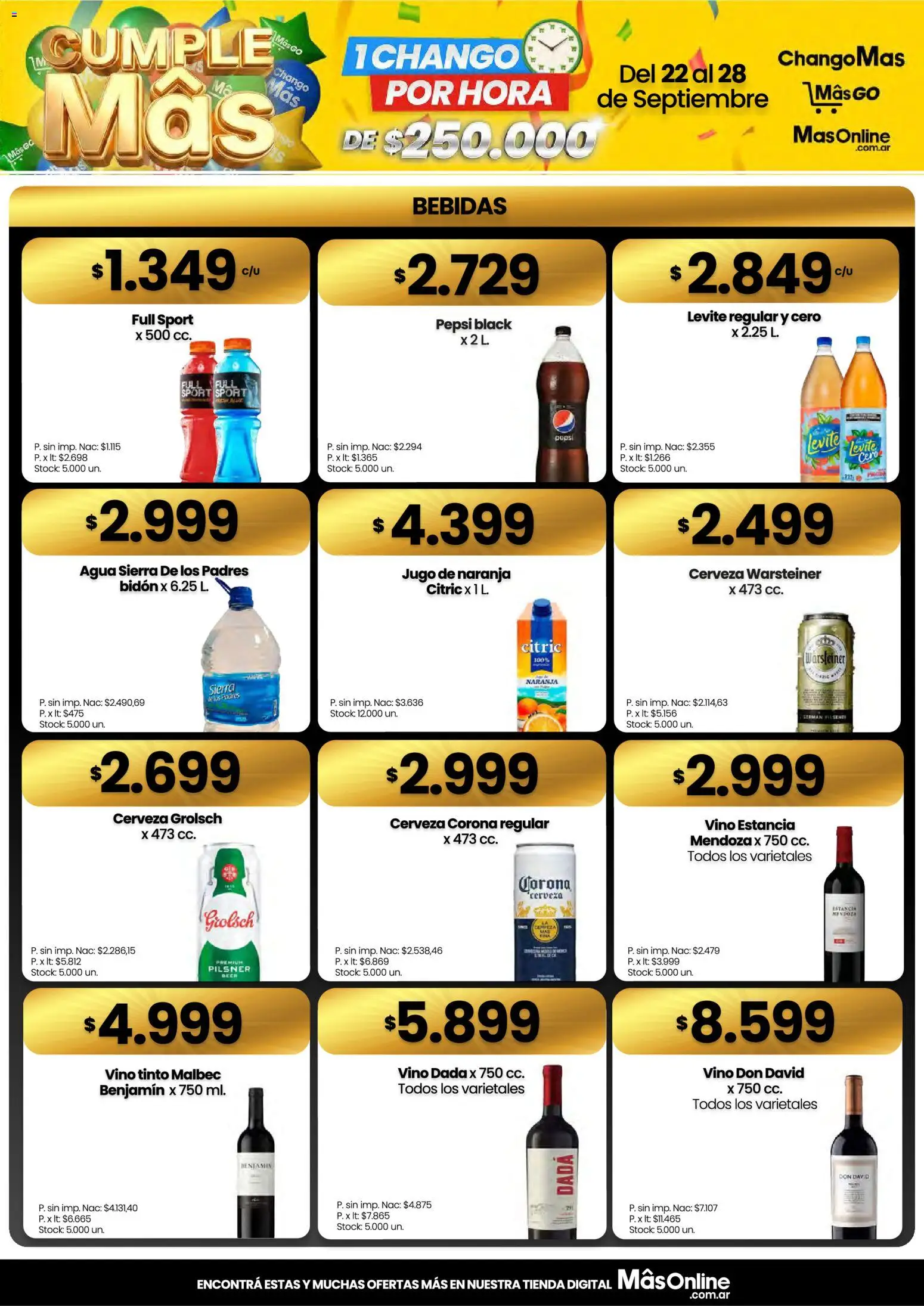 Changomas Ofertas │ válido desde el 22/09/2026 | Página: 7