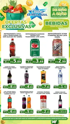 Estrela Azul ofertas Clube Bebidas - Pré-Visualização do folheto da loja Estrela Azul, válido de 27/08/2026