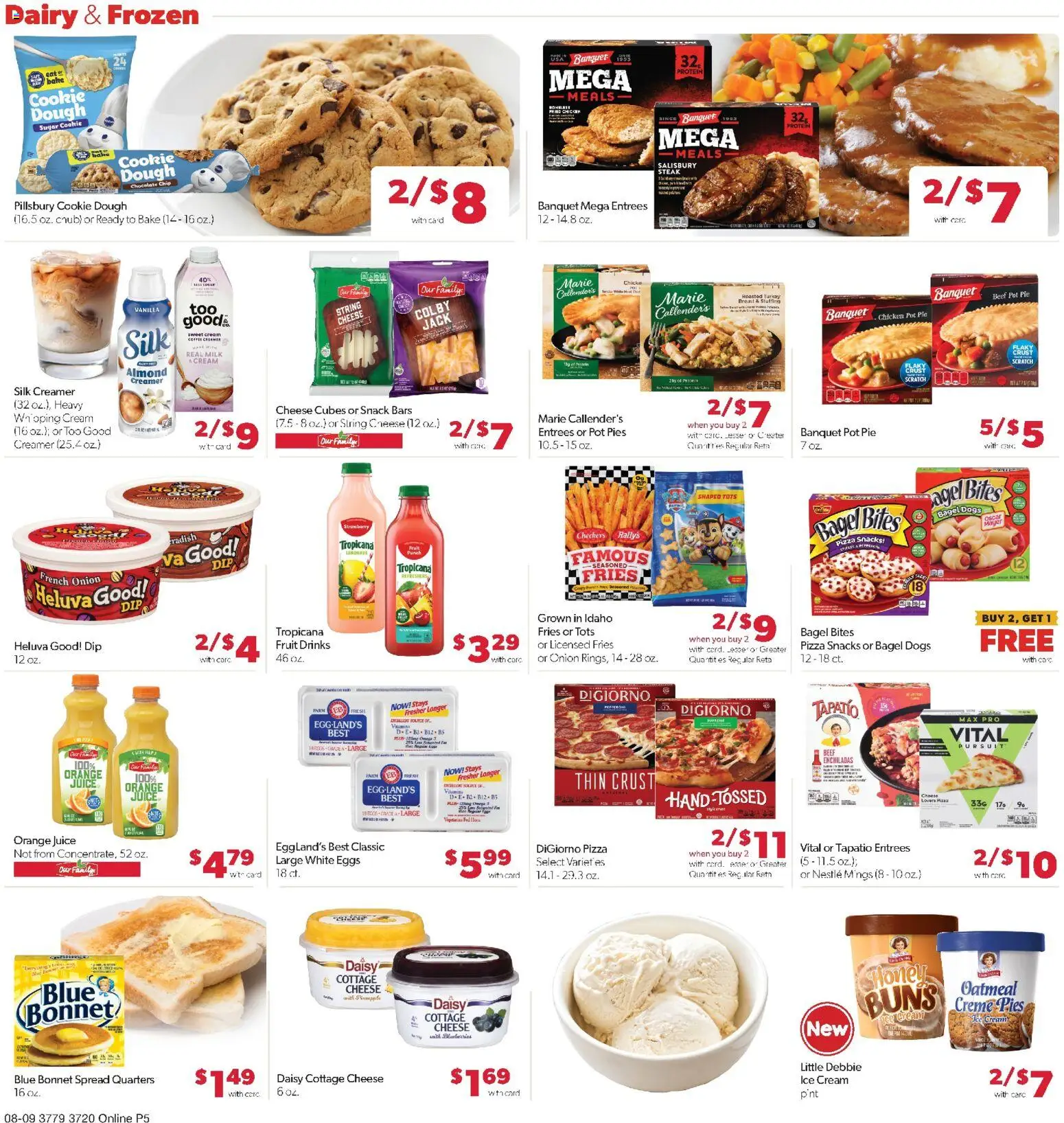 Family Fare Weekly Ad - NE - valid from 08/09/2026 | Page: 10 | Products: Chicken, Cheese, Chocolate Chip, Snacks