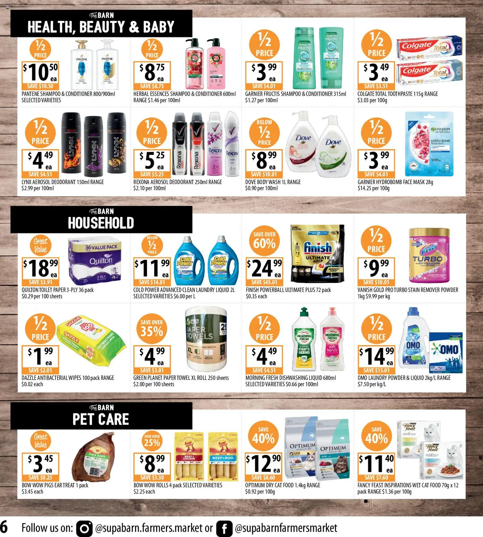 Supabarn catalogue - valid from 02/09/2026 | Page: 6 | Products: Powder, Toothpaste, Antibacterial wipes, Herbal