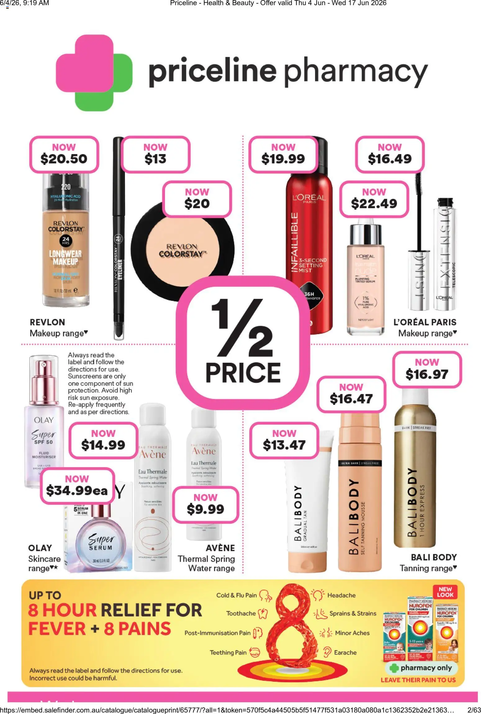 Priceline Pharmacy catalogue - valid from 04.06.2026 | Page: 1