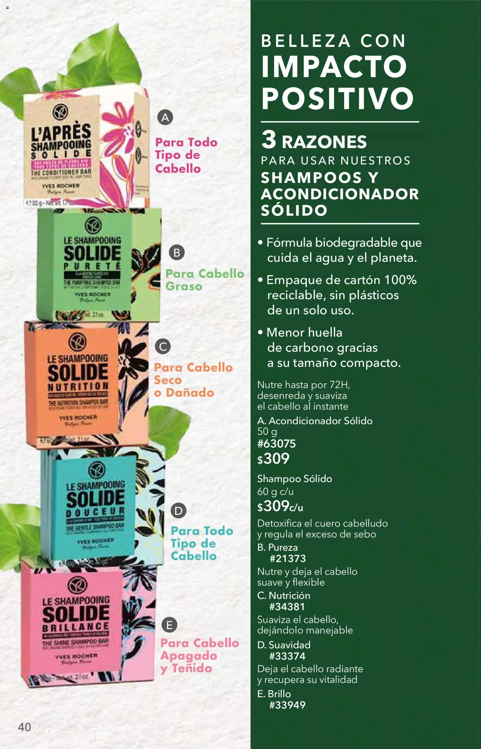 Nuevas ofertas de Yves Rocher válidas en toda la República Mexicana desde el 25/08/2026. ¡Encuentra las mejores ofertas en Yves Rocher campaña 12 2026! | Página: 40 | Productos: Agua, Radiante, Flexible, Acondicionador