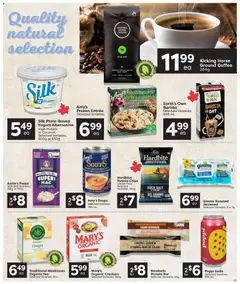 Preview of Quality Foods weekly flyer / circulaire from shop Quality Foods valid from Sep 10, 2026 | Page: 10 | Products: Tea, Cheddar, Protein, Ground coffee