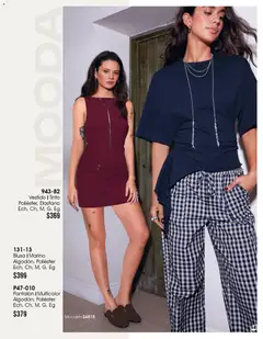 Vista previa de Cklass catálogo Mooda Invierno, nuevo folleto de la tienda, válido en México a partir del 11/09/2026 | Página: 69 | Productos: Blusa, Vestido, Mocasín