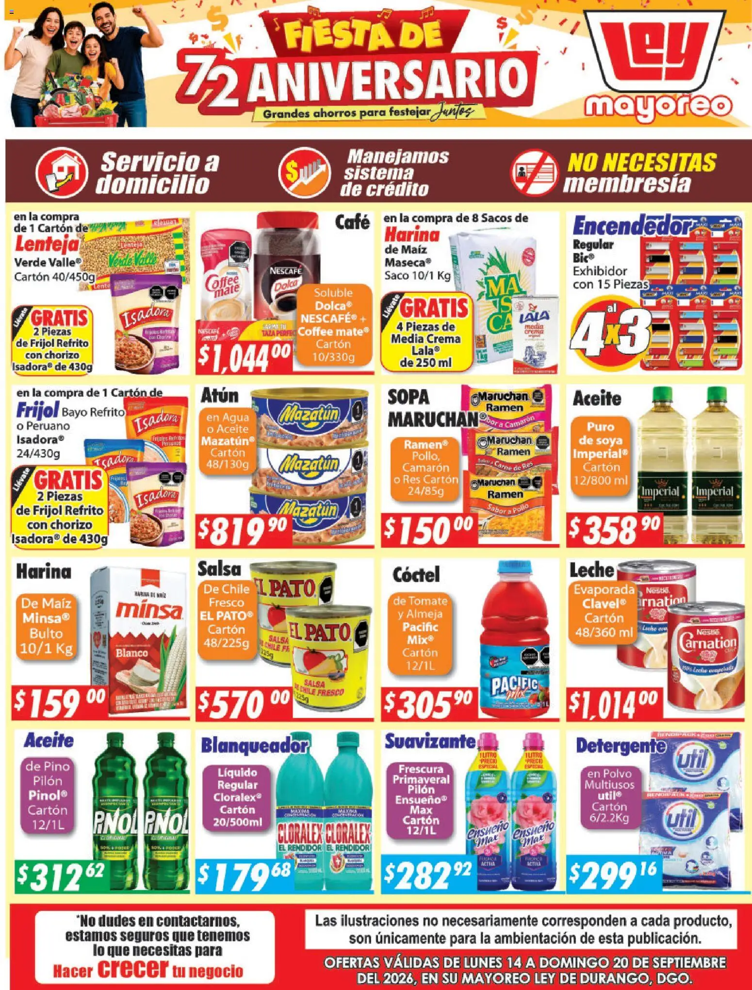 Nuevas ofertas de Casa Ley válidas en toda la República Mexicana desde el 14/09/2026. ¡Encuentra las mejores ofertas en Casa Ley folleto! | Página: 2 | Productos: Pollo, Maíz, Agua, Leche
