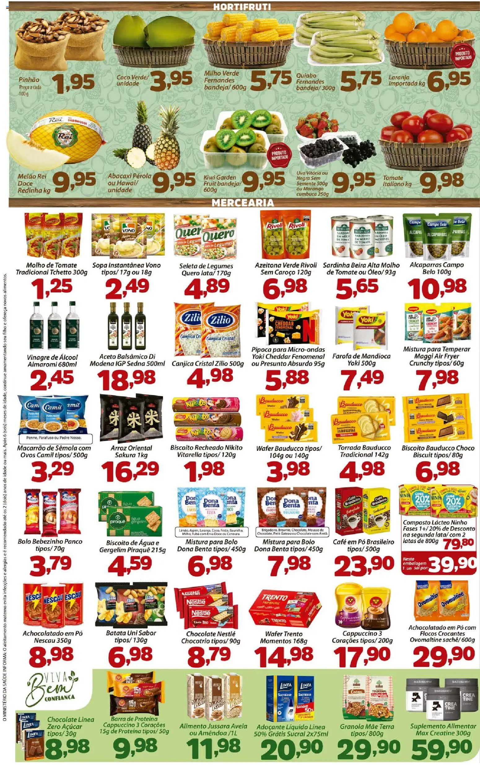 Confiança Folheto - válido de 26.05.2026 | Página: 2 | Produtos: Biscoito, Nescau, Ovos, Arroz