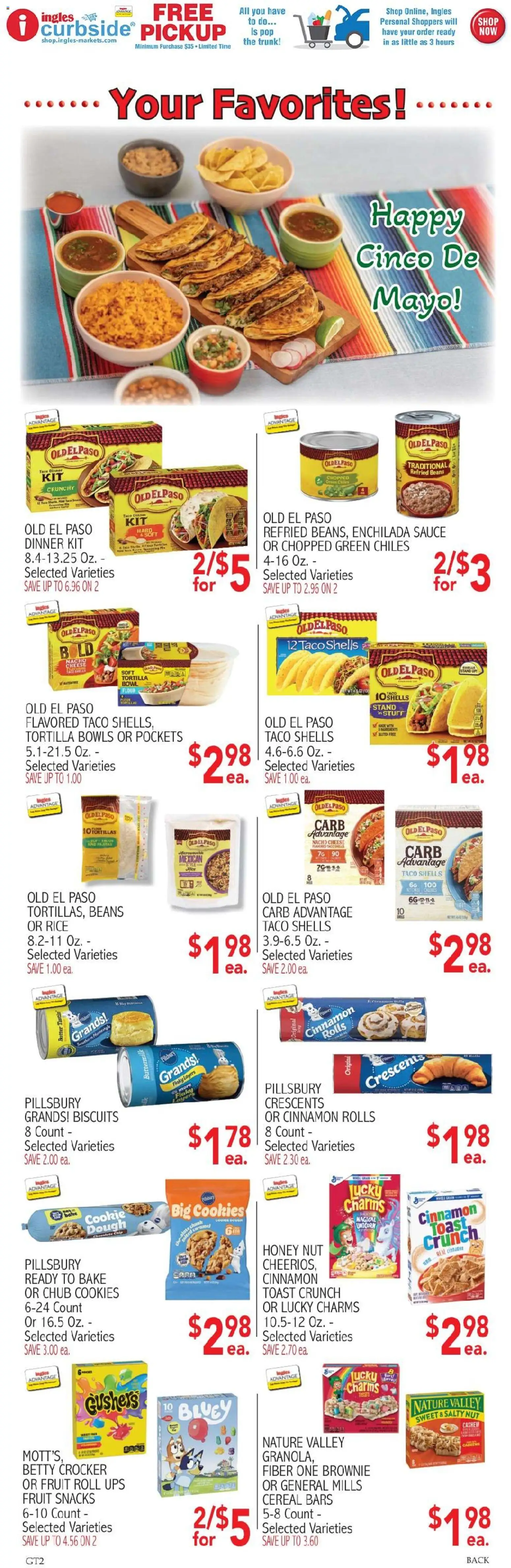Ingles Weekly Ad - valid from 06.05.2026 | Page: 6 | Products: Butter, Cheese, Cookies, Sauce
