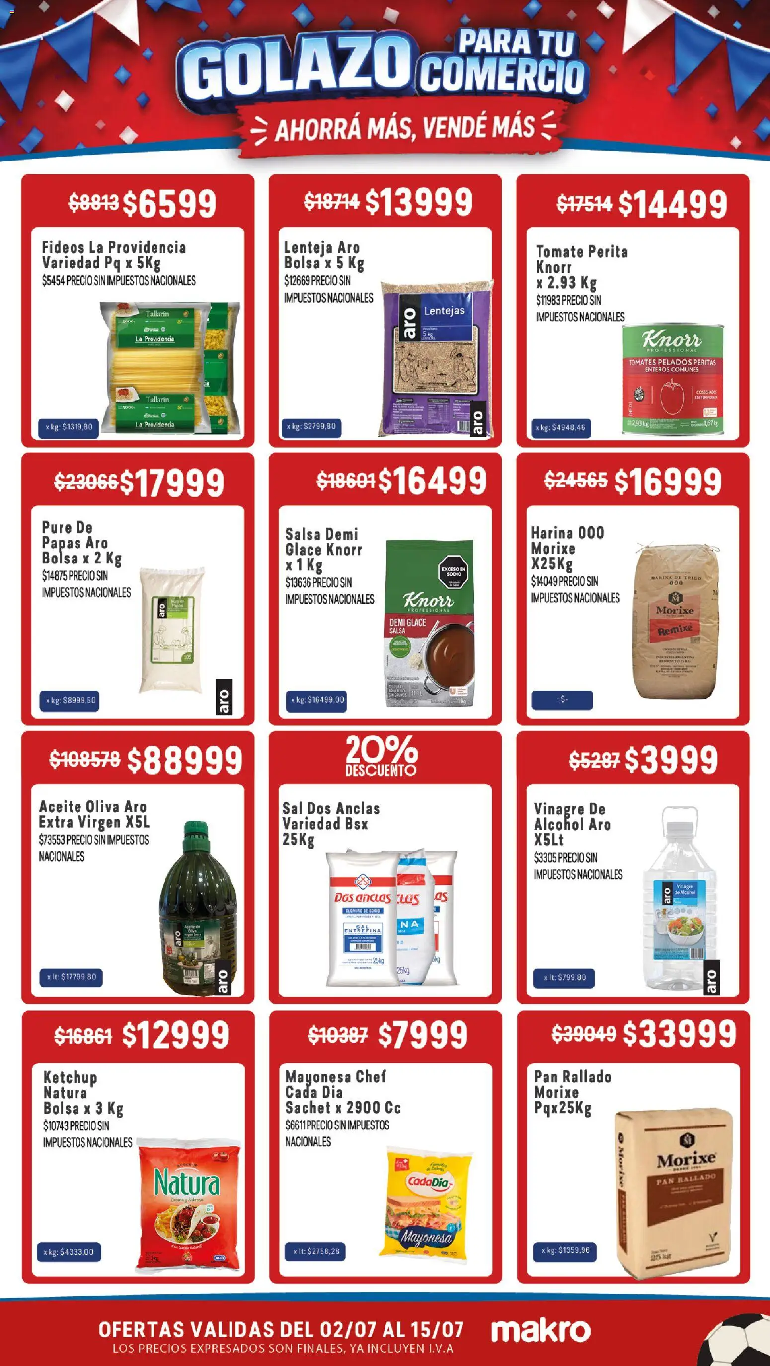 Makro ofertas │ válido desde el 02/07/2026 | Página: 3 | Productos: Aceite, Vinagre, Oliva, Pan rallado