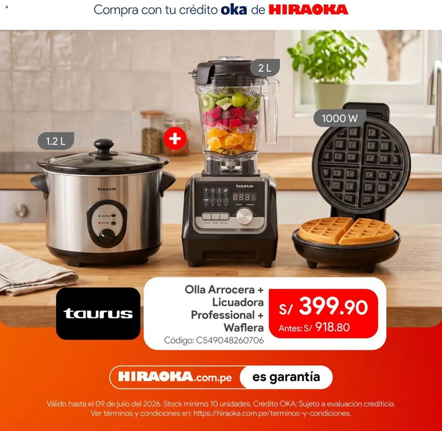 Catálogo Hiraoka válido desde 07/07/2026 | Página: 6 | Productos: Licuadora