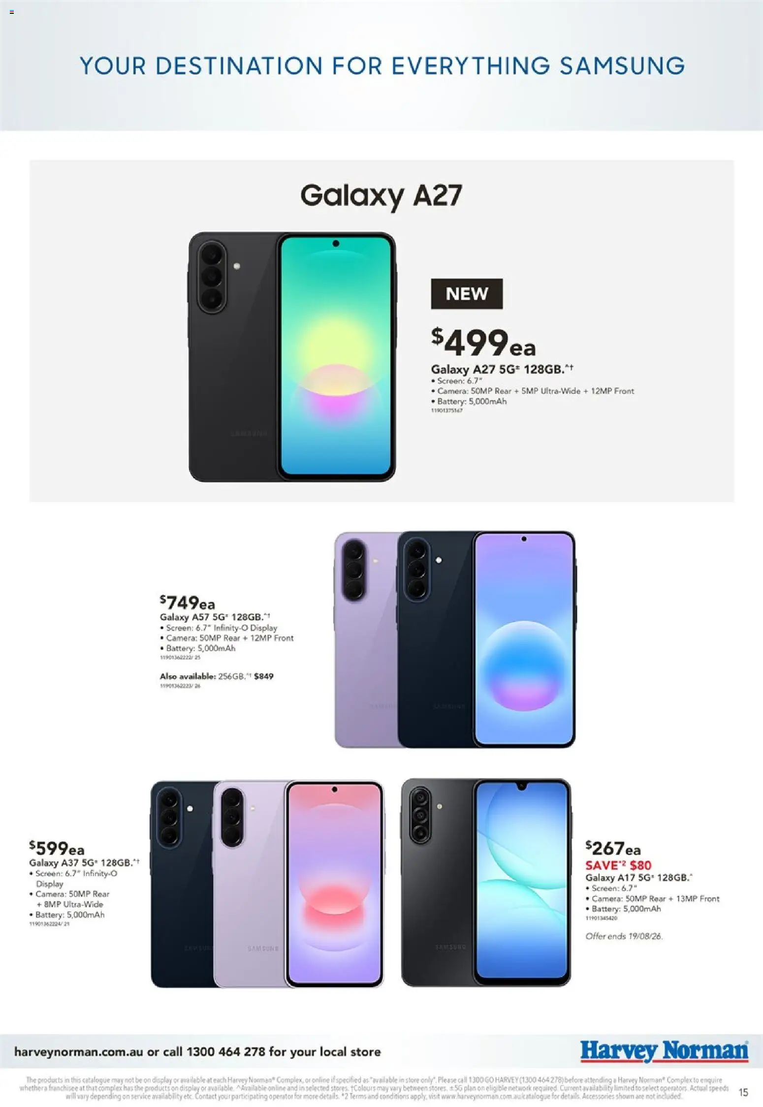 Harvey Norman catalogue - valid from 14/08/2026 | Page: 15 | Products: Battery, Accessories, Camera, Screen