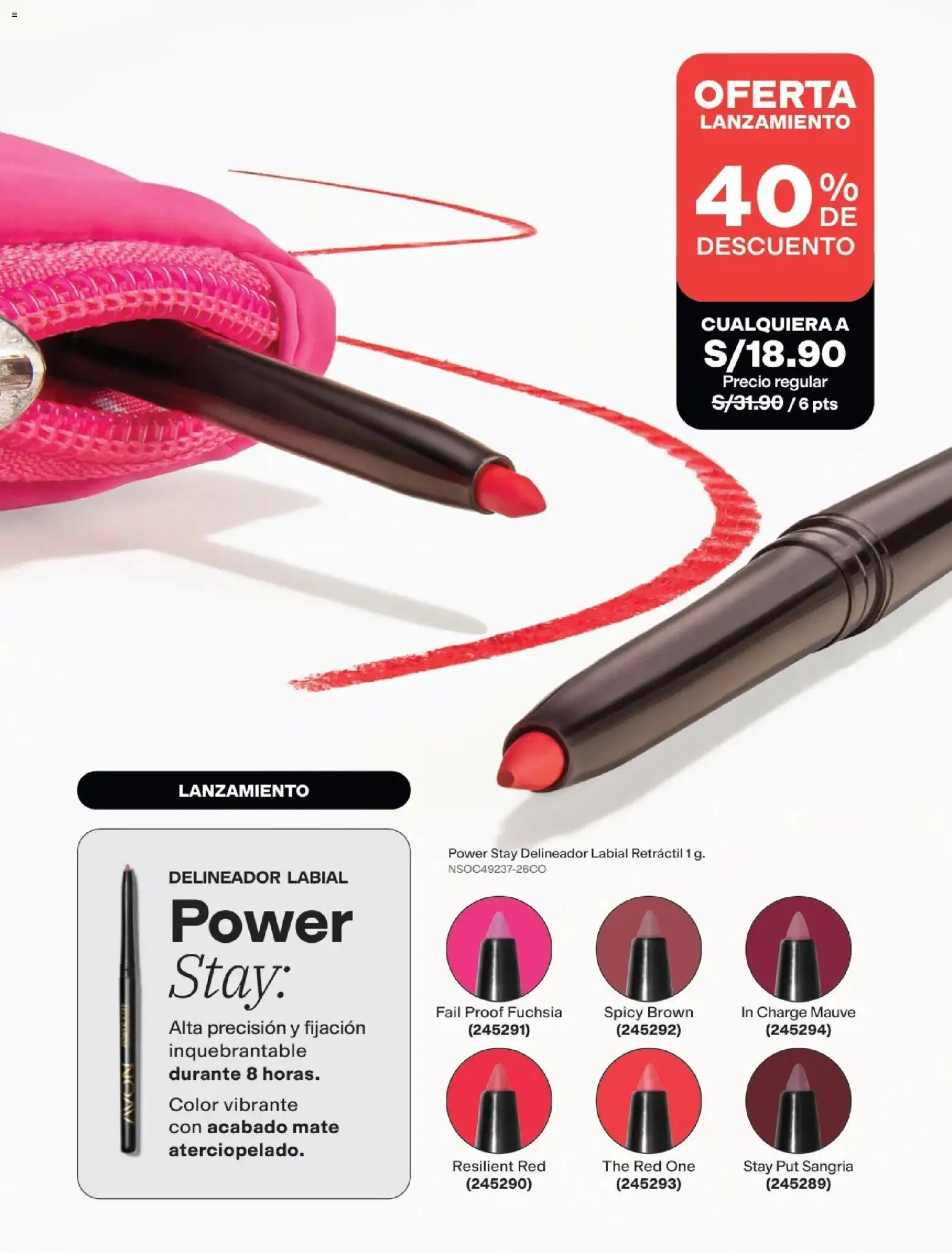 Catálogo Avon válido desde 11/08/2026 | Página: 36 | Productos: Delineador
