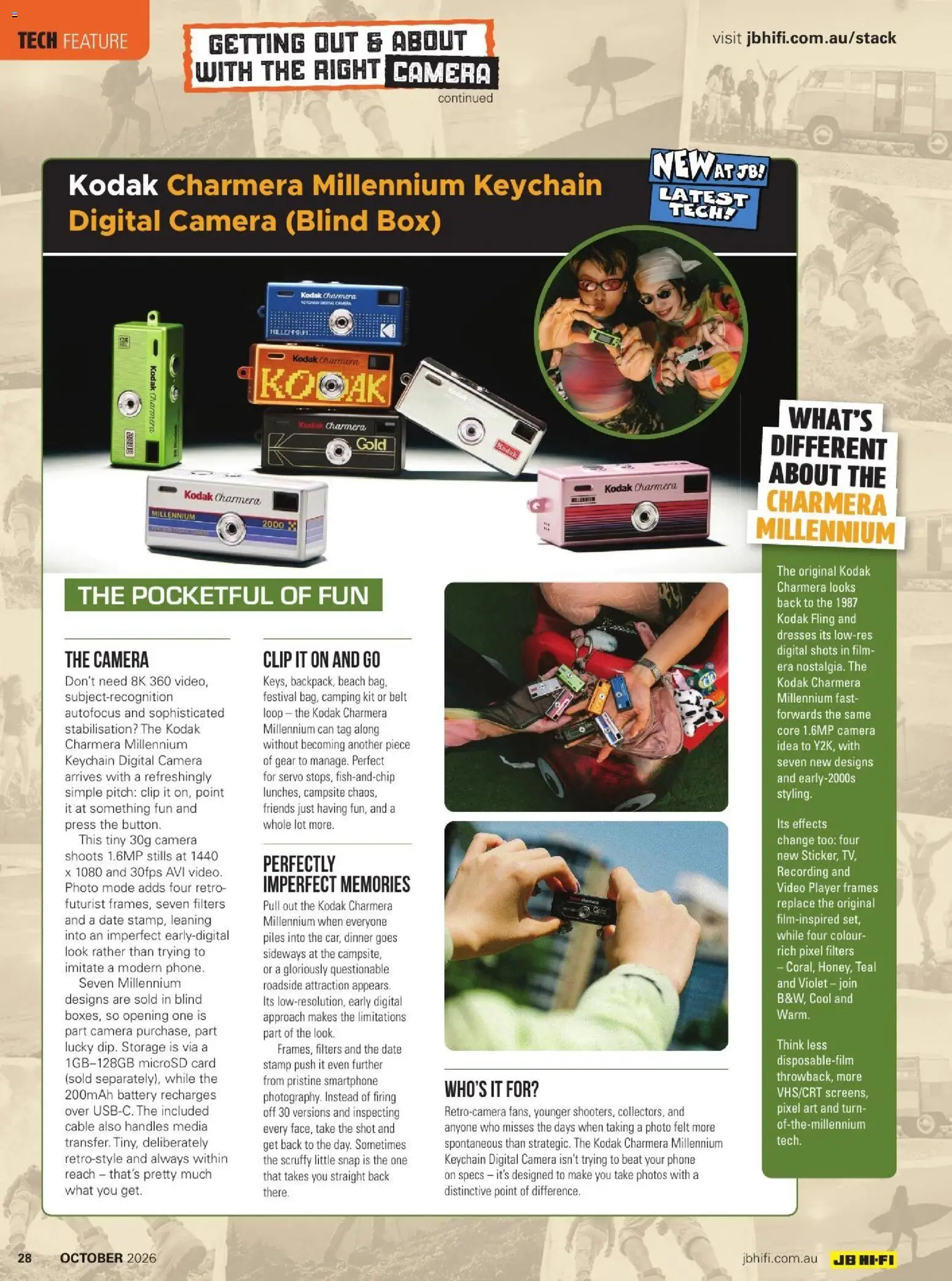 JB Hi-Fi catalogue - valid from 01/10/2026 | Page: 28 | Products: Date, Clip, Digital, Camera