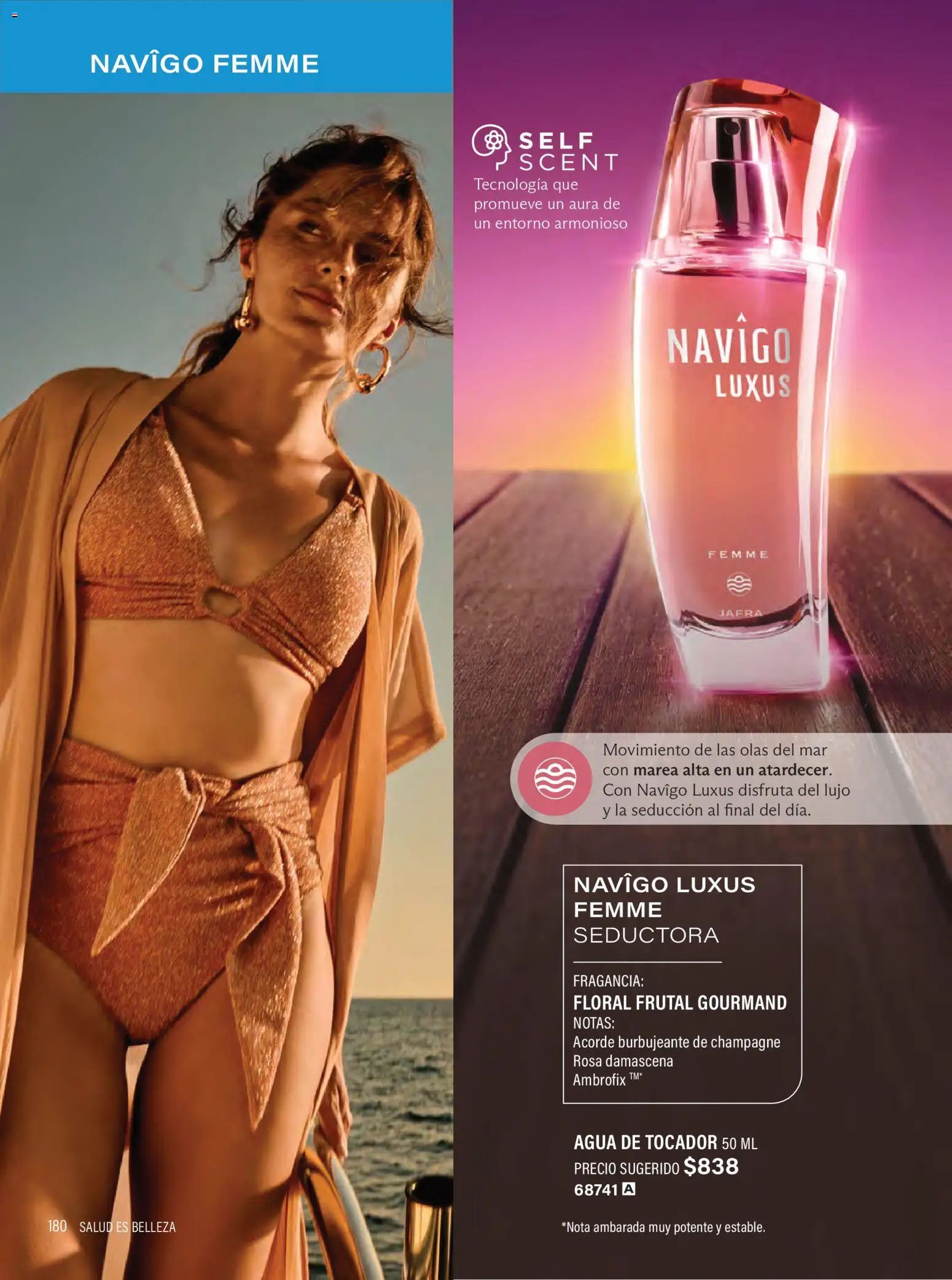 Nuevas ofertas de JAFRA válidas en toda la República Mexicana desde el 01/07/2026. ¡Encuentra las mejores ofertas en JAFRA catálogo Organizador de Ventas! | Página: 180 | Productos: Champagne, Agua, Perfume, Fragancia