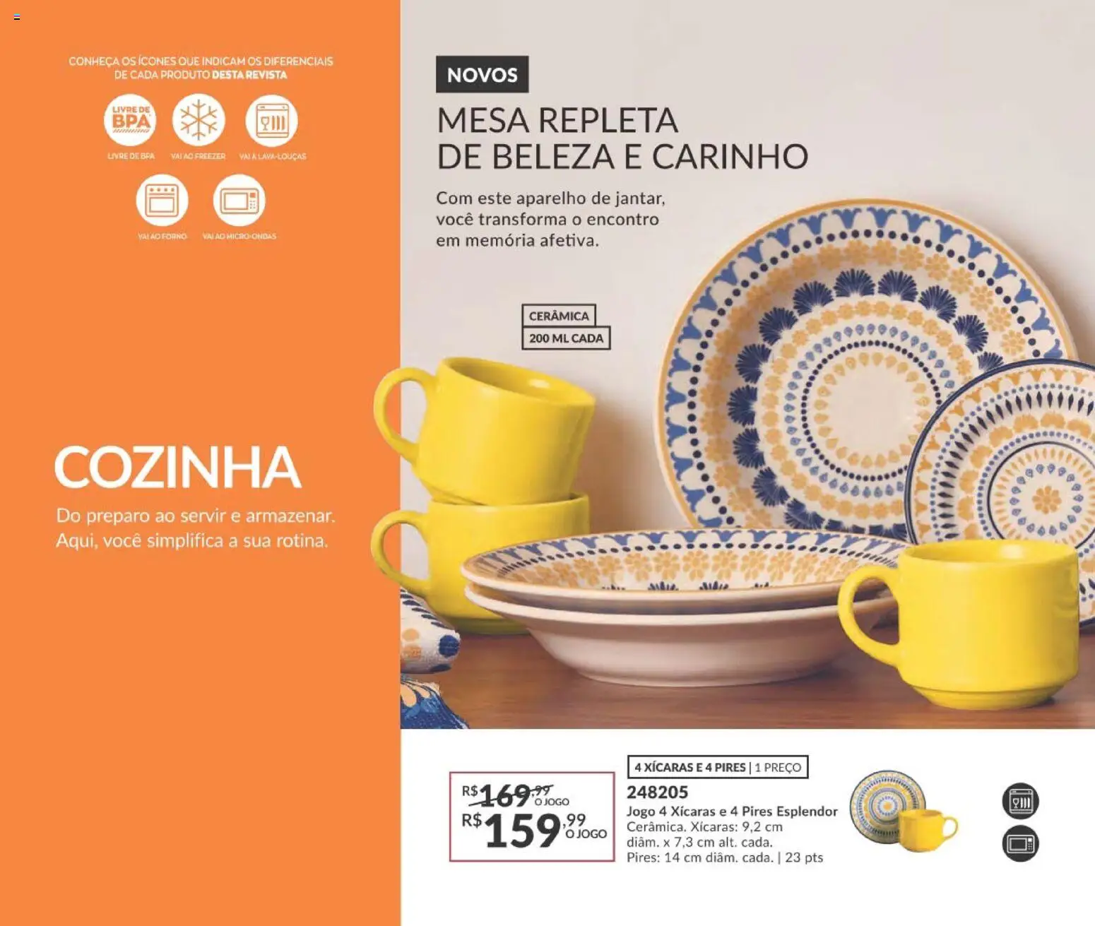 Avon Folheto - válido de 29/06/2026 | Página: 22 | Produtos: Forno, Revista, Xícaras, Microondas