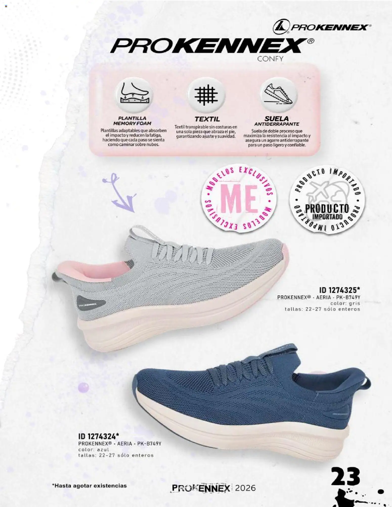 Nuevas ofertas de Price Shoes válidas en toda la República Mexicana desde el 15/09/2026. ¡Encuentra las mejores ofertas en Price Shoes catálogo Prokennex! | Página: 23 | Productos: Sobre