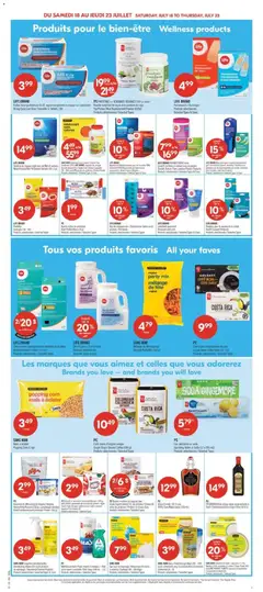 Preview of Pharmaprix weekly flyer / circulaire from shop Pharmaprix valid from Jul 17, 2026 | Page: 14