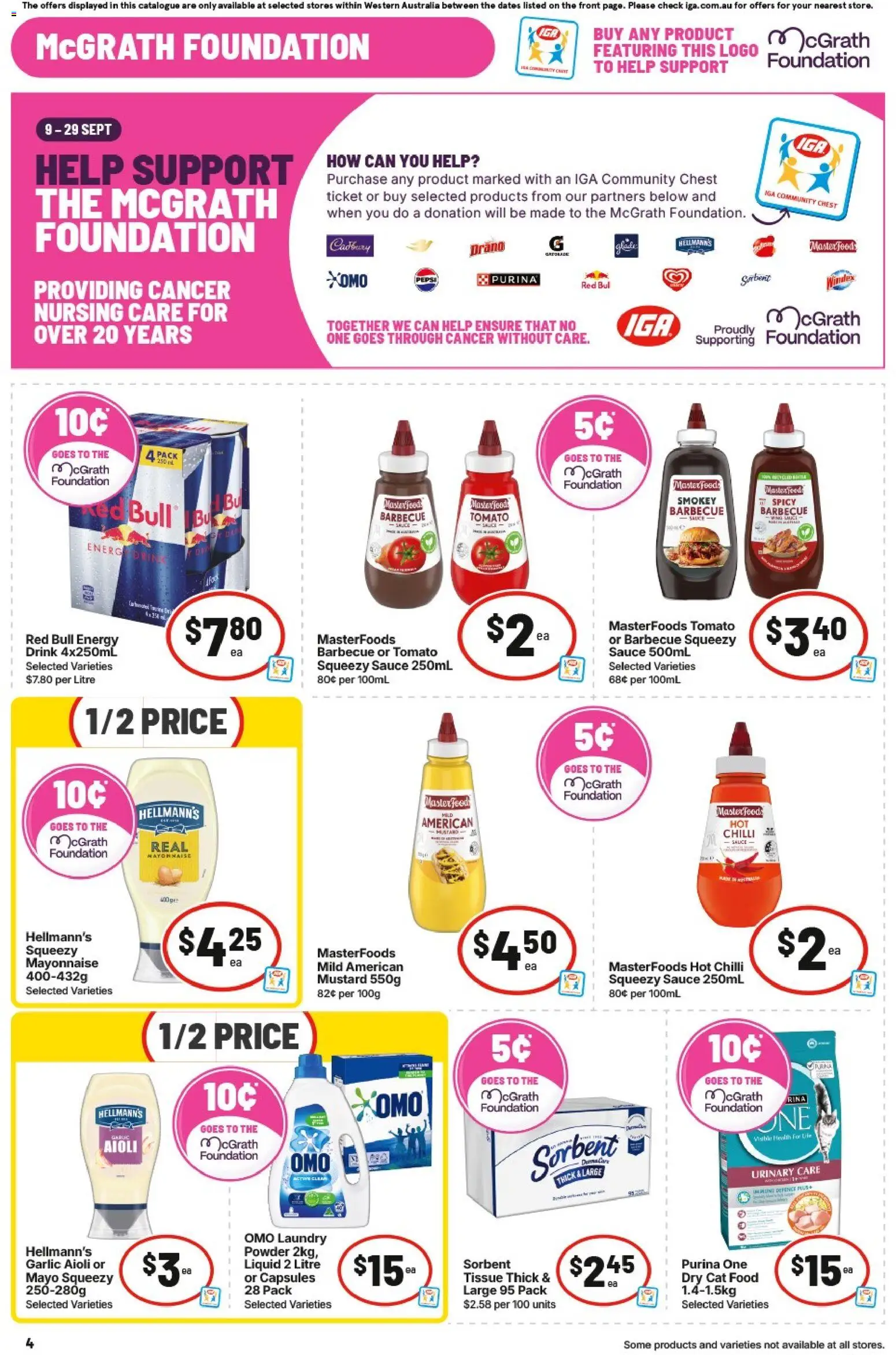 IGA catalogue - valid from 23/09/2026 | Page: 4 | Products: Dairy, Salt, Sugar, Pepper