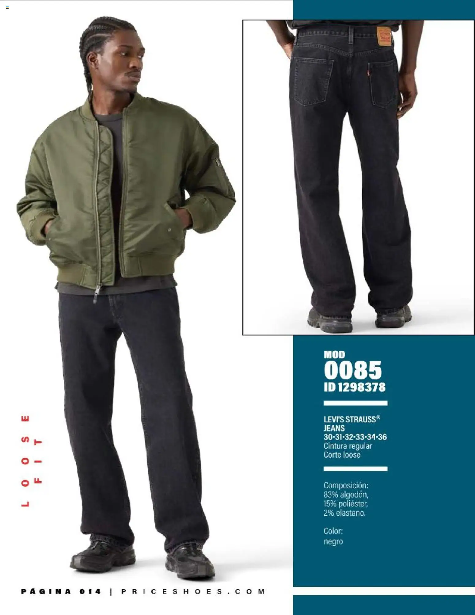 Nuevas ofertas de Price Shoes válidas en toda la República Mexicana desde el 11.06.2026. ¡Encuentra las mejores ofertas en Price Shoes catálogo Live in Levi's! | Página: 14