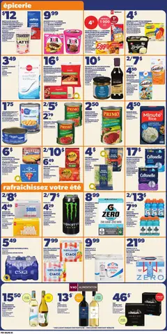 Preview of Provigo weekly flyer / circulaire from shop Provigo valid from Jul 2, 2026 | Page: 7 | Products: Ice cream, Toaster, Pizza, Beer
