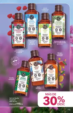 Vista previa de Yves Rocher campaña 8 2026, nuevo folleto de la tienda, válido en México a partir del 02.06.2026 | Página: 115 | Productos: Hinojo, Limón, Mango, Gel de ducha